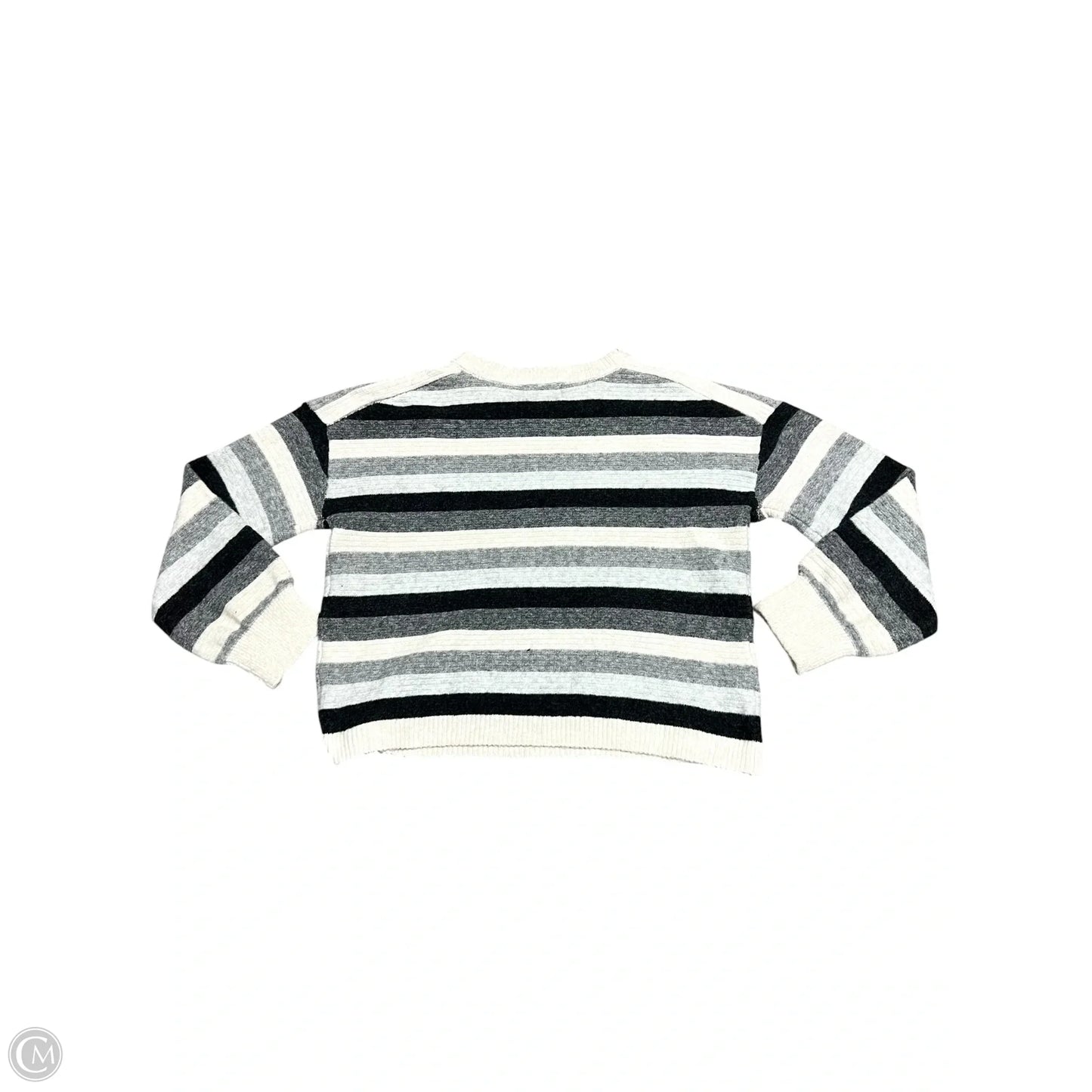 Sweater By Pink Rose In Grey & Orange, Size: L