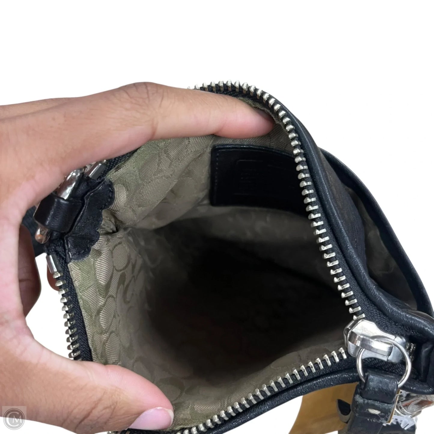 Crossbody Designer By Coach, Size: Medium