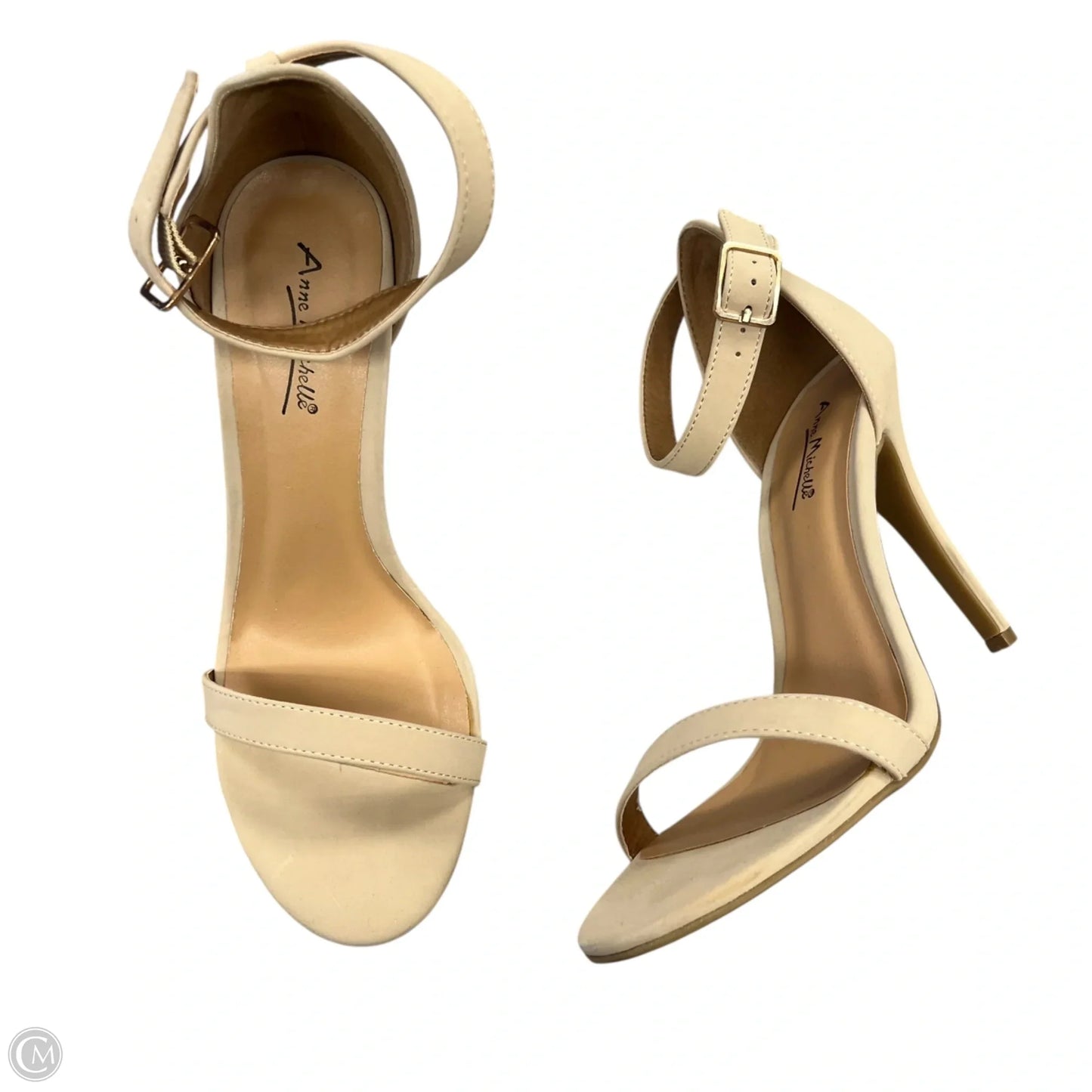 Shoes Heels Stiletto By Anne Michelle In Tan, Size: 8.5