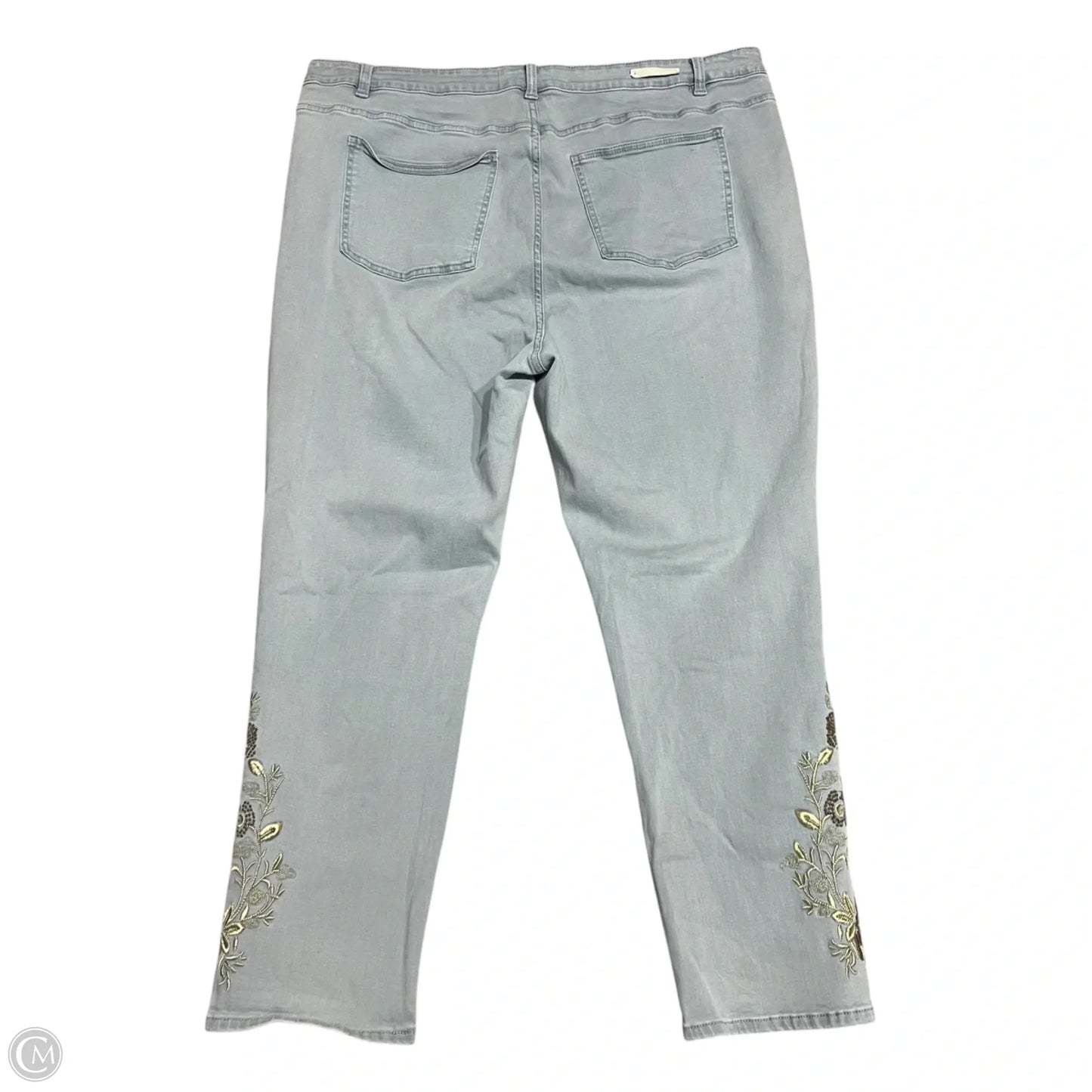 Jeans Boot Cut By Soft Surroundings In Blue Denim, Size: 22