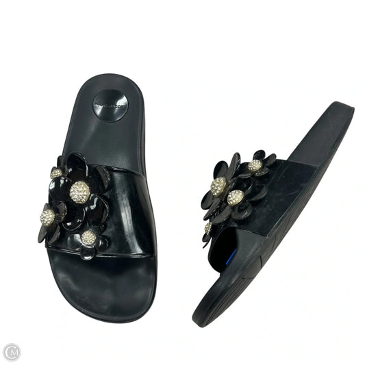 Sandals Luxury Designer By Marc Jacobs In Black, Size: 8.5