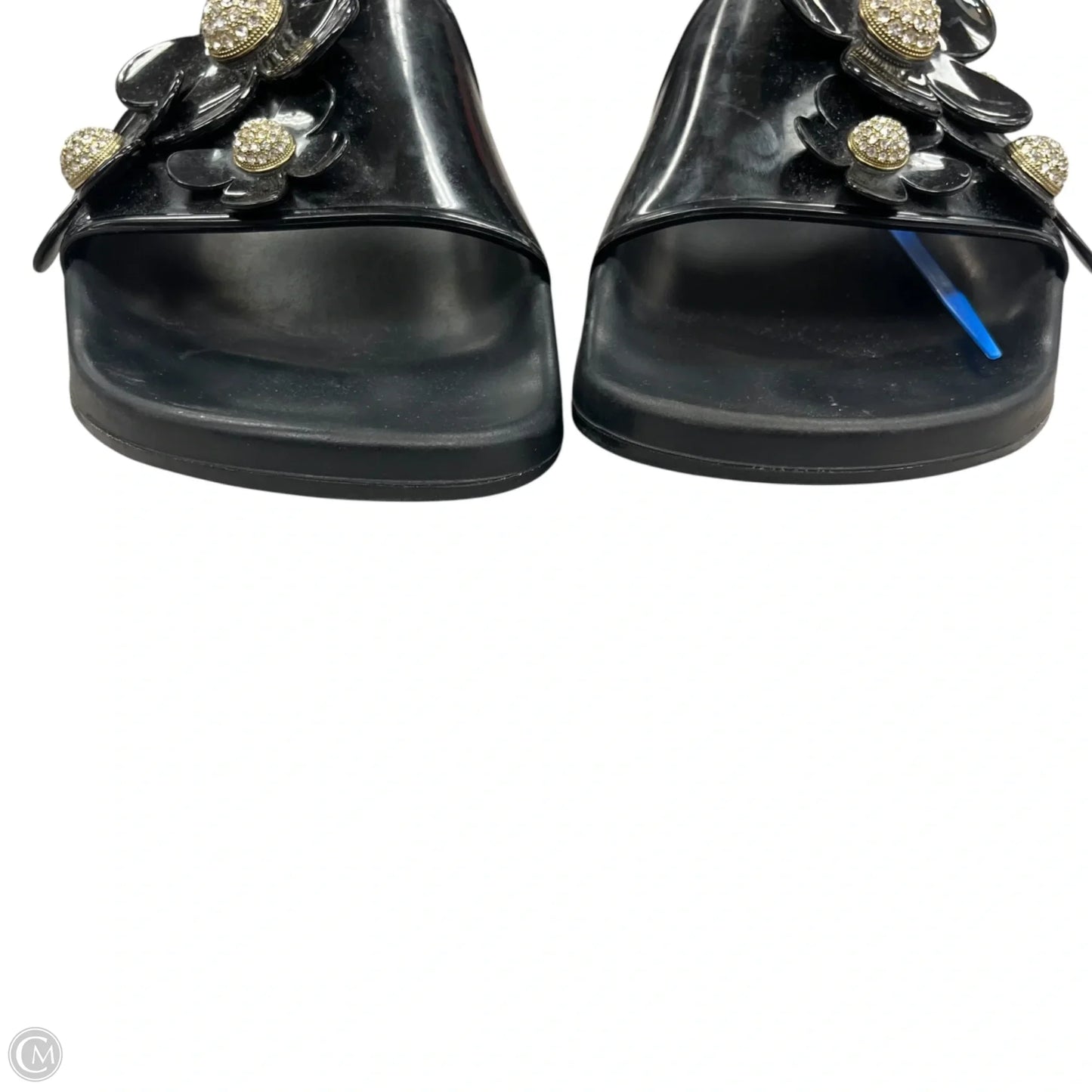 Sandals Luxury Designer By Marc Jacobs In Black, Size: 8.5
