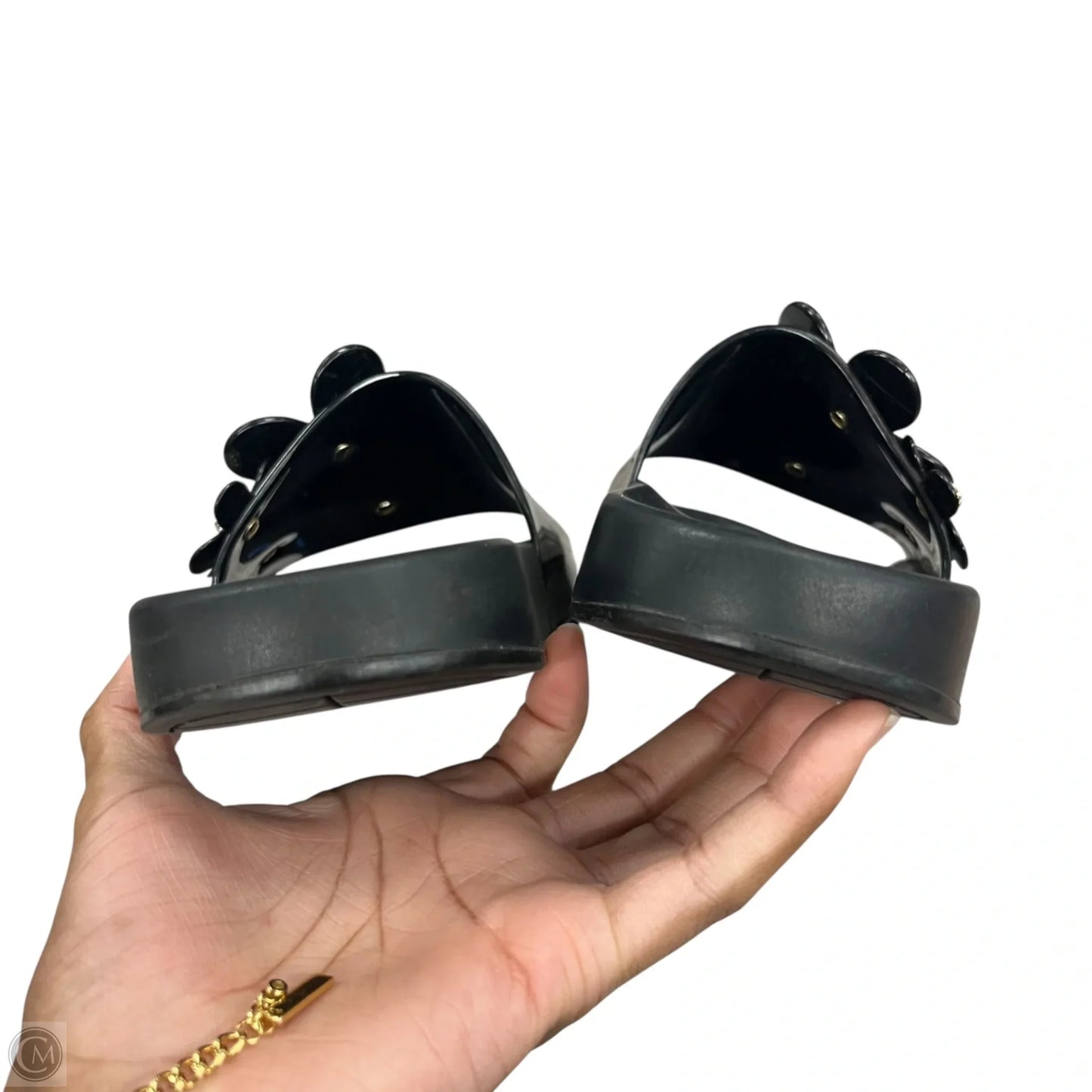 Sandals Luxury Designer By Marc Jacobs In Black, Size: 8.5