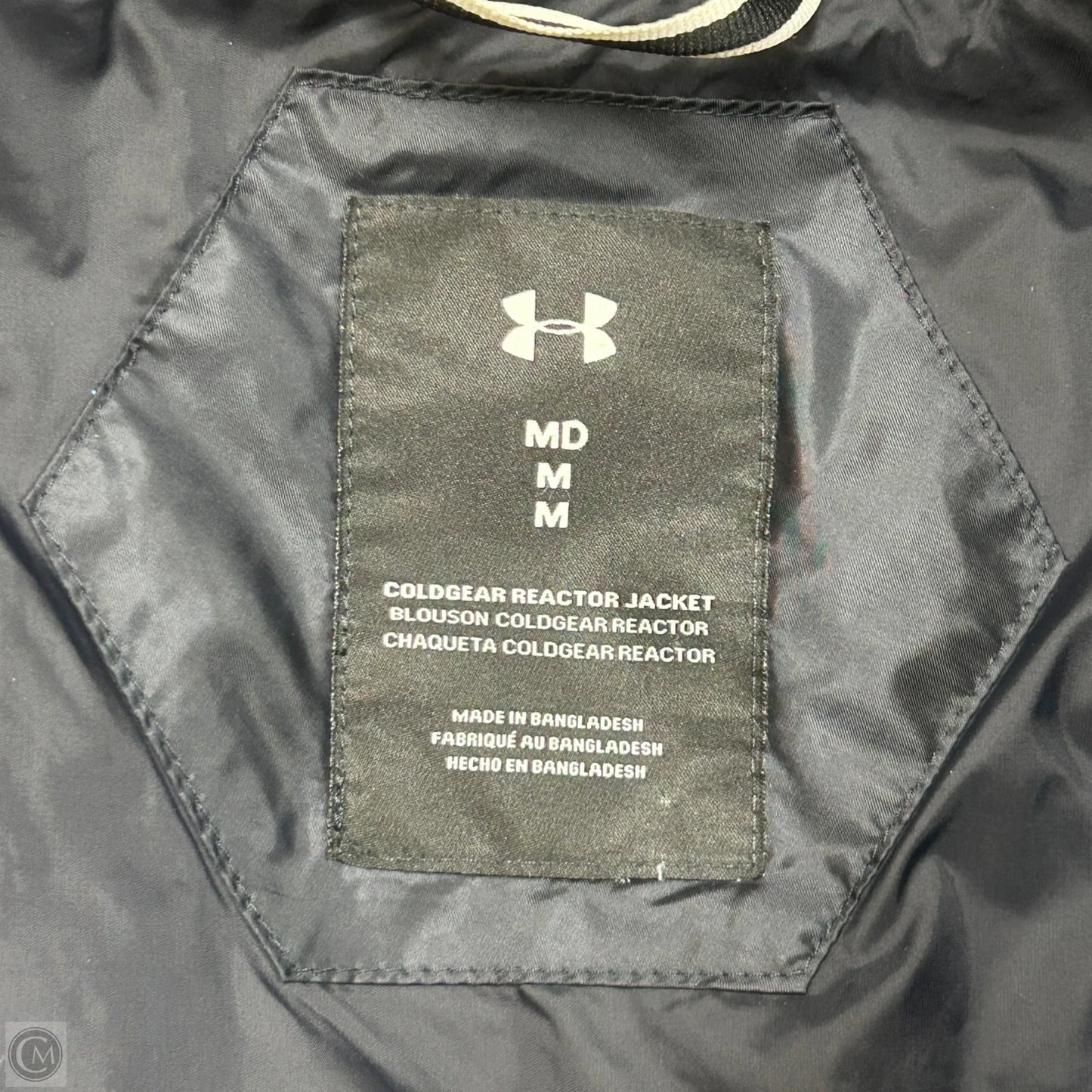 Jacket Puffer & Quilted By Under Armour In Black, Size: M