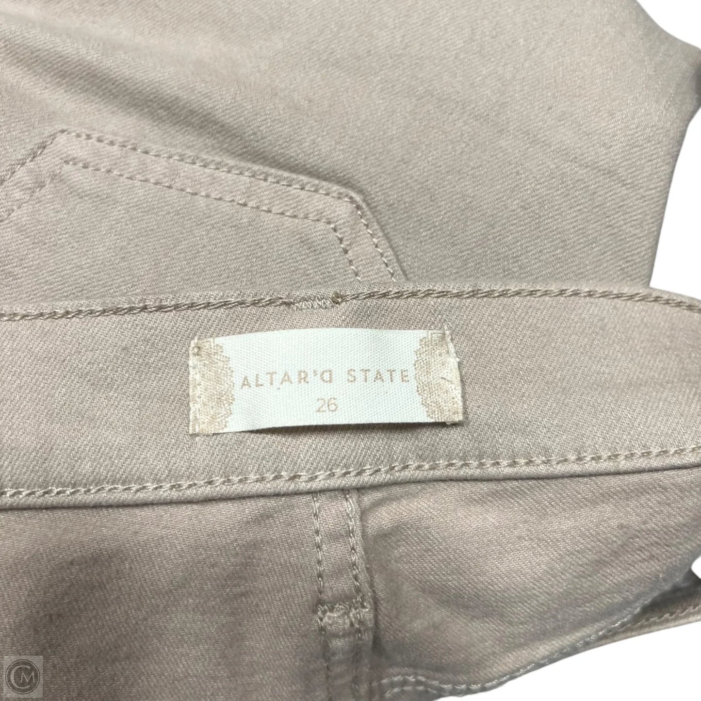 Jeans Skinny By Altard State In Tan, Size: 2