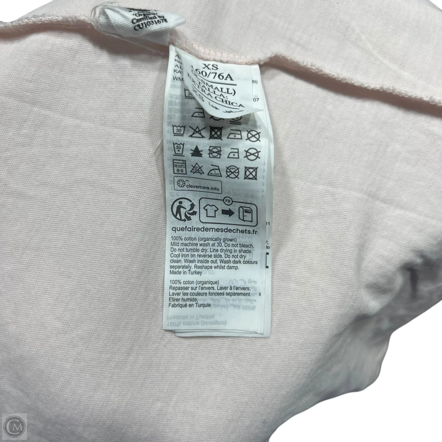Top Short Sleeve Designer By All Saints In Pink, Size: Xs