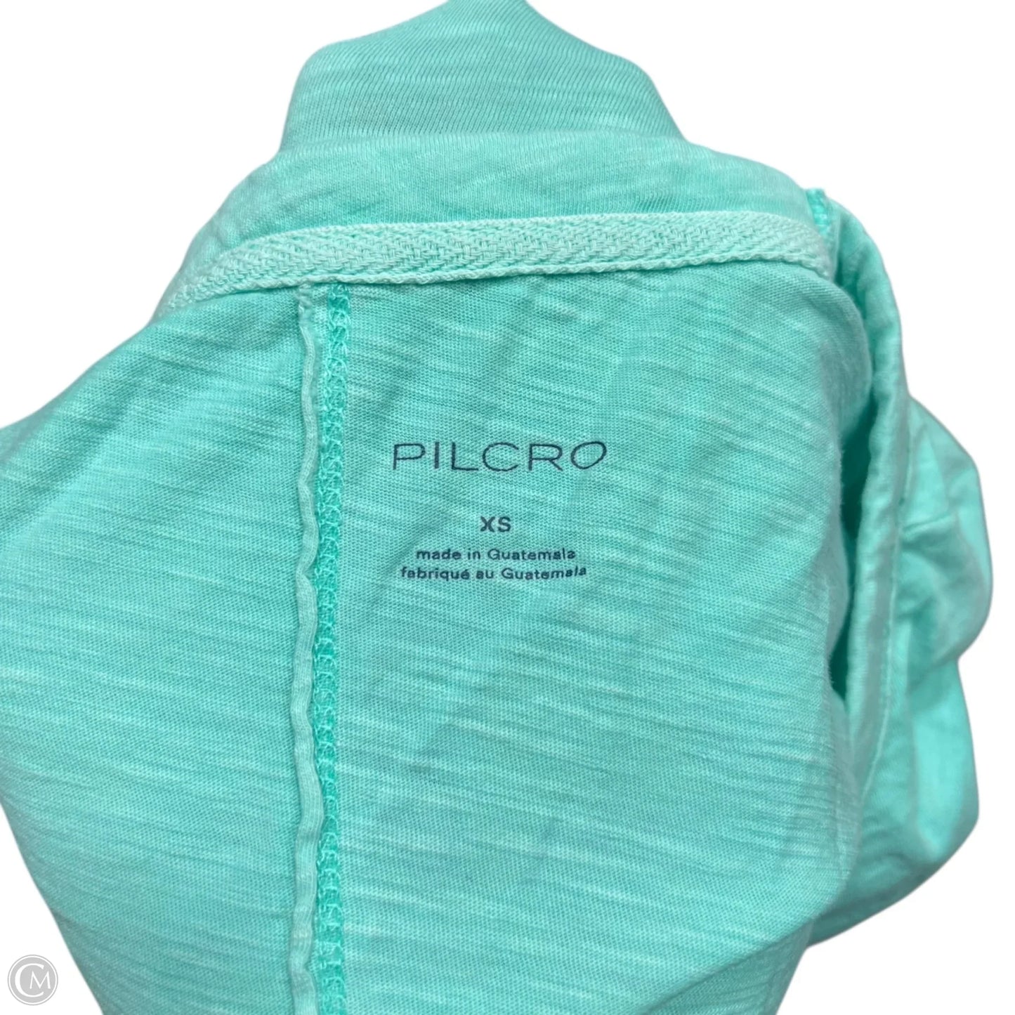 Top Short Sleeve Basic By Pilcro In Teal, Size: Xs