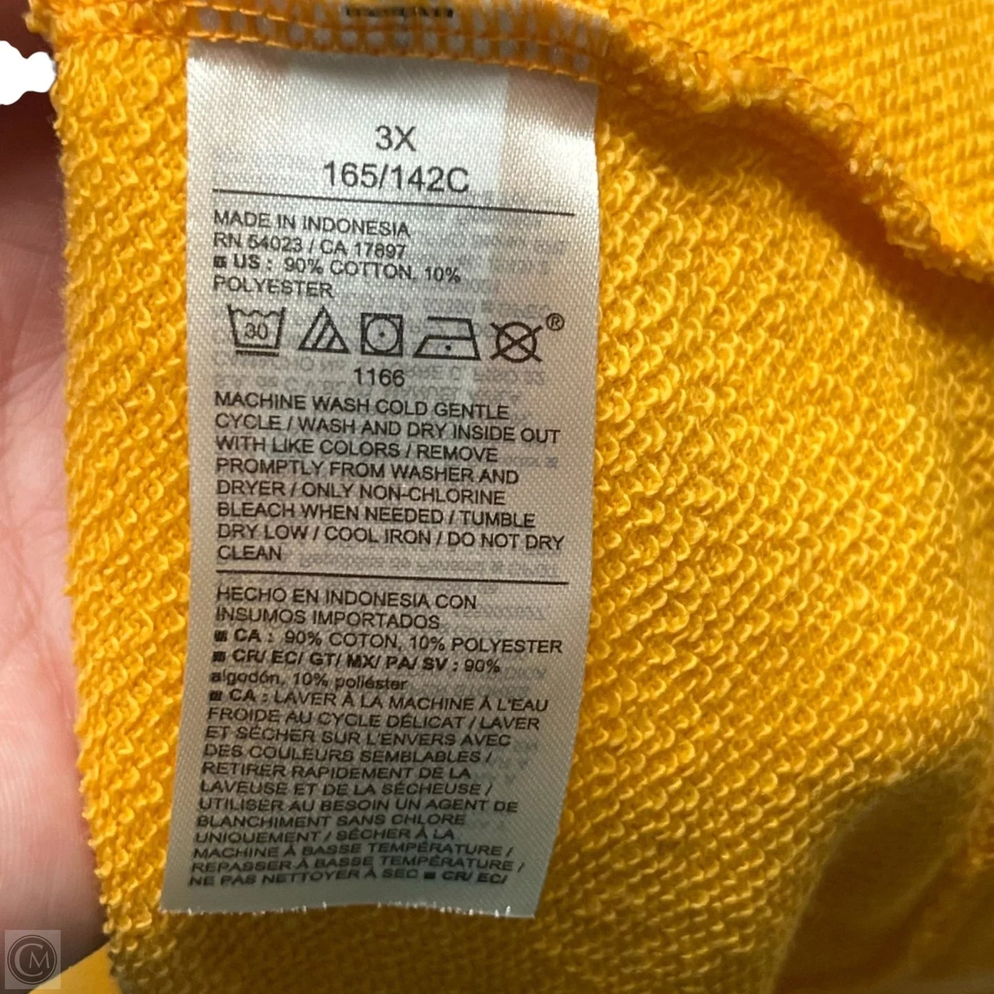 Sweatshirt Hoodie By Old Navy In Orange, Size: 3x