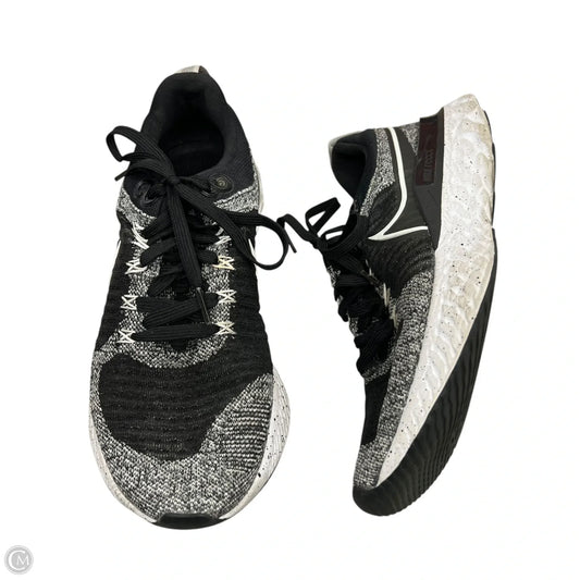 Shoes Athletic By Nike In Black & White, Size: 9