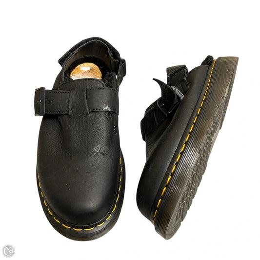 Shoes Flats By Dr Martens In Black, Size: 8