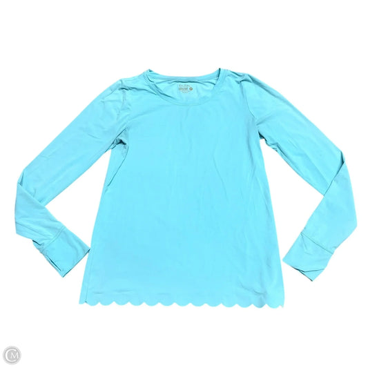 Top Long Sleeve Designer By Lilly Pulitzer In Blue, Size: M