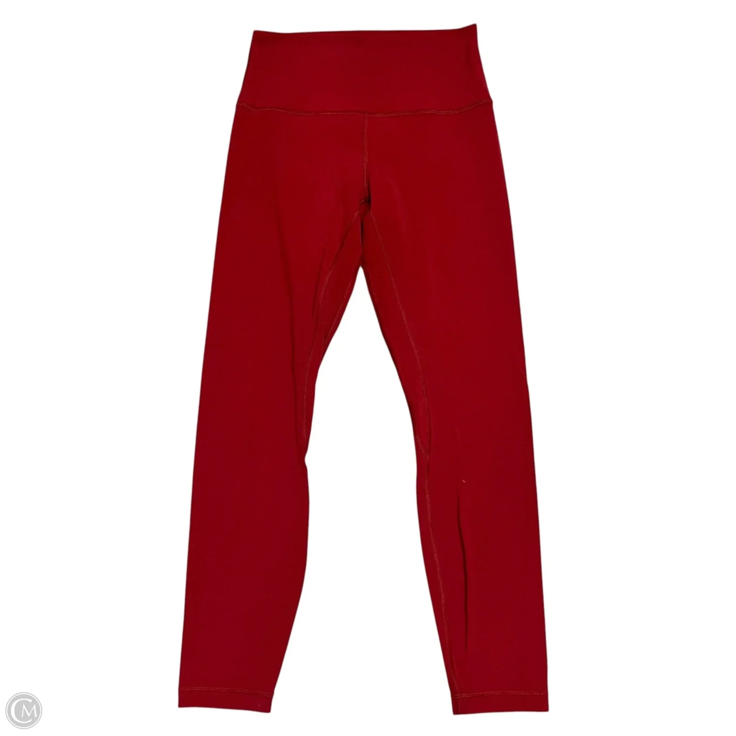 Athletic Leggings By Lululemon In Red, Size: 6