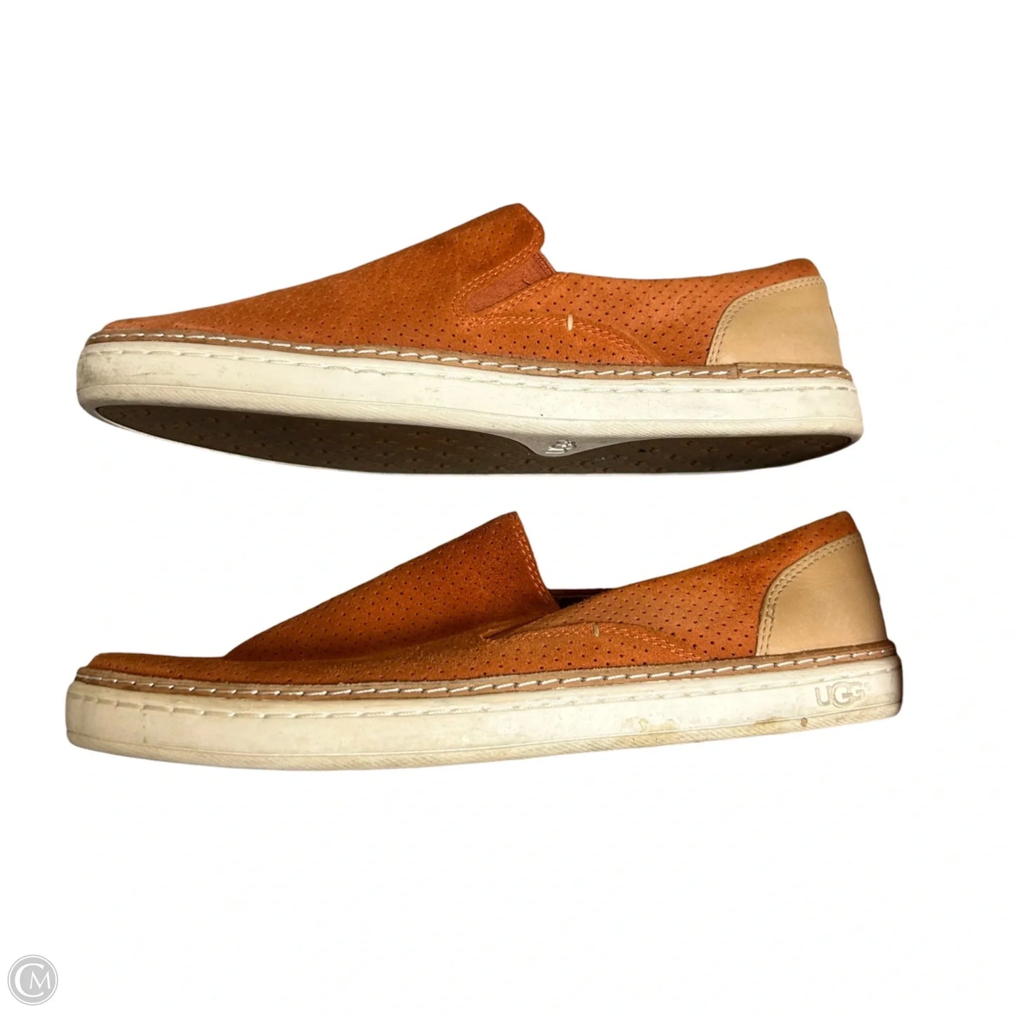 Shoes Designer By Ugg In Orange, Size: 6.5
