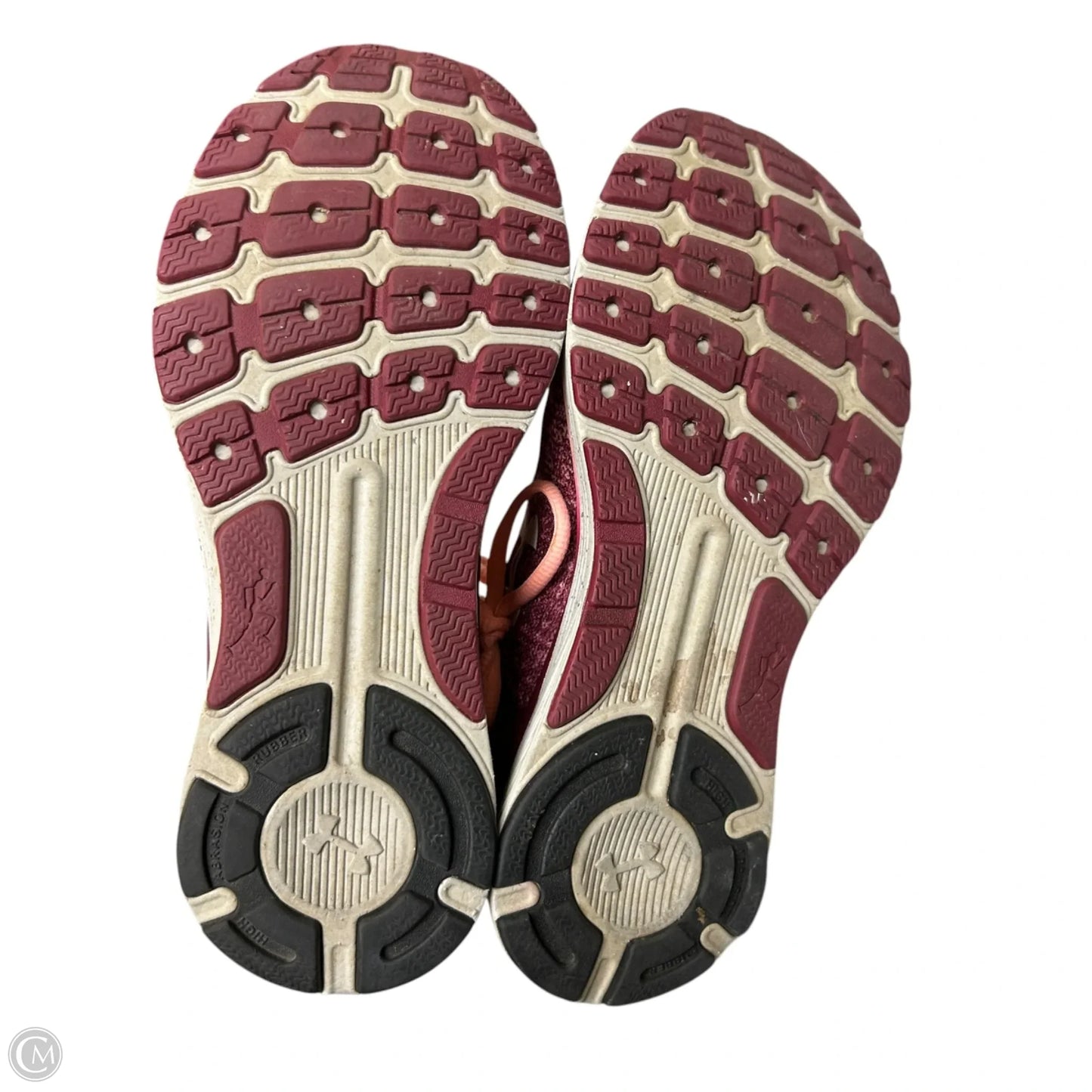 Shoes Athletic By Under Armour In Maroon, Size: 8.5