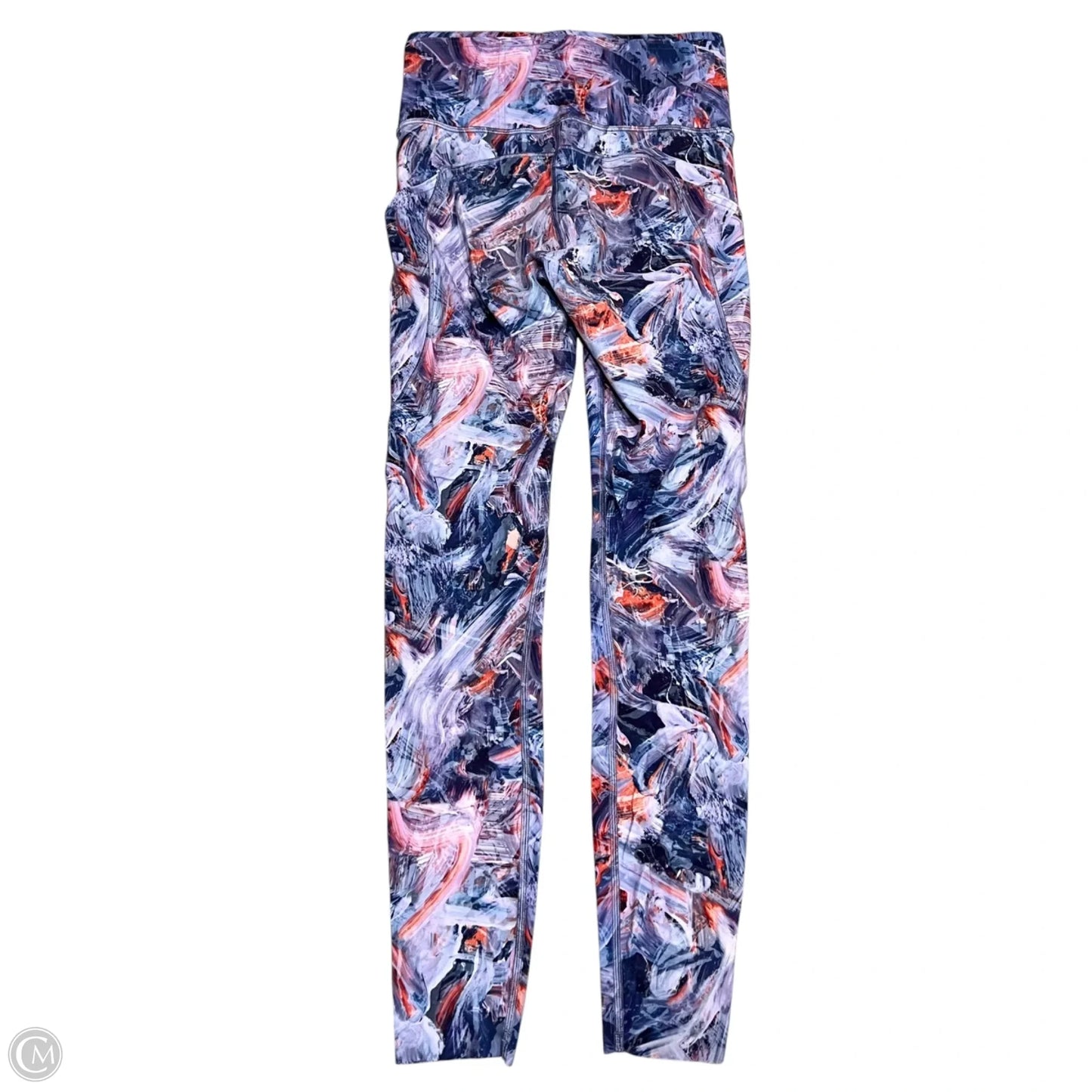 Athletic Leggings By Lululemon In Orange & Purple, Size: 4