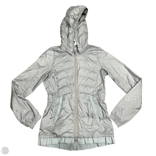 Athletic Jacket By Lululemon In Grey, Size: S