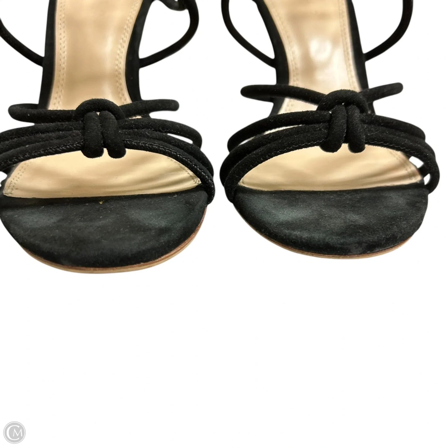 Sandals Designer By Sandro In Black, Size: 7.5