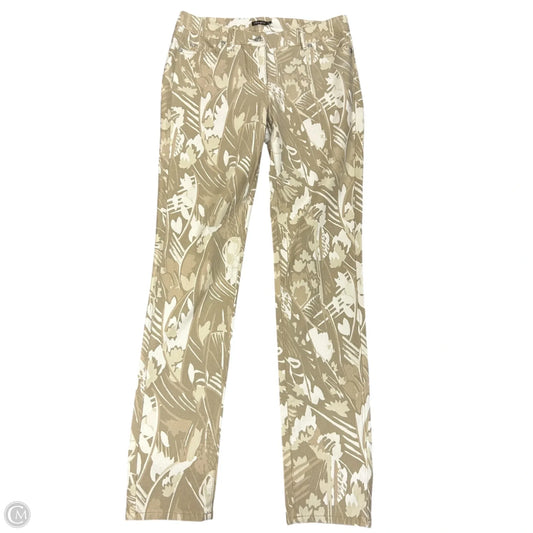 Jeans Straight By J Mclaughlin In Tan Denim, Size: 4