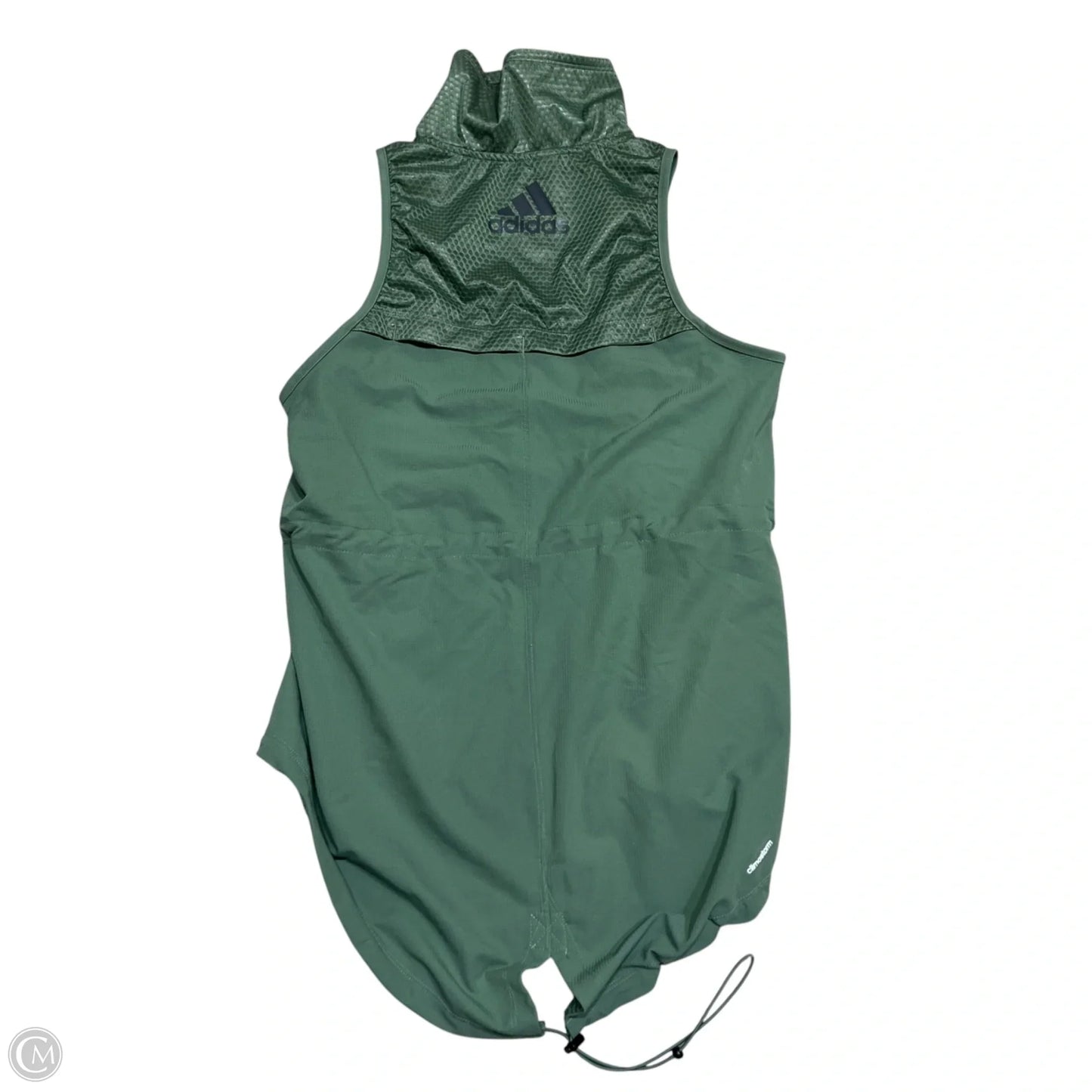 Athletic Jacket By Adidas In Green, Size: S