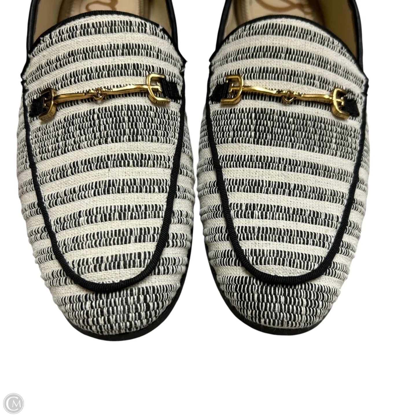 Shoes Flats By Sam Edelman In Black & Cream, Size: 9.5