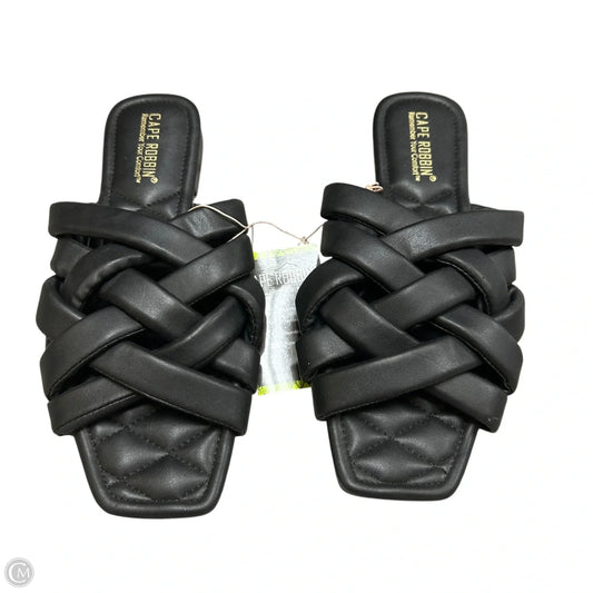 Sandals Flats By Cape Robbin In Black, Size: 9
