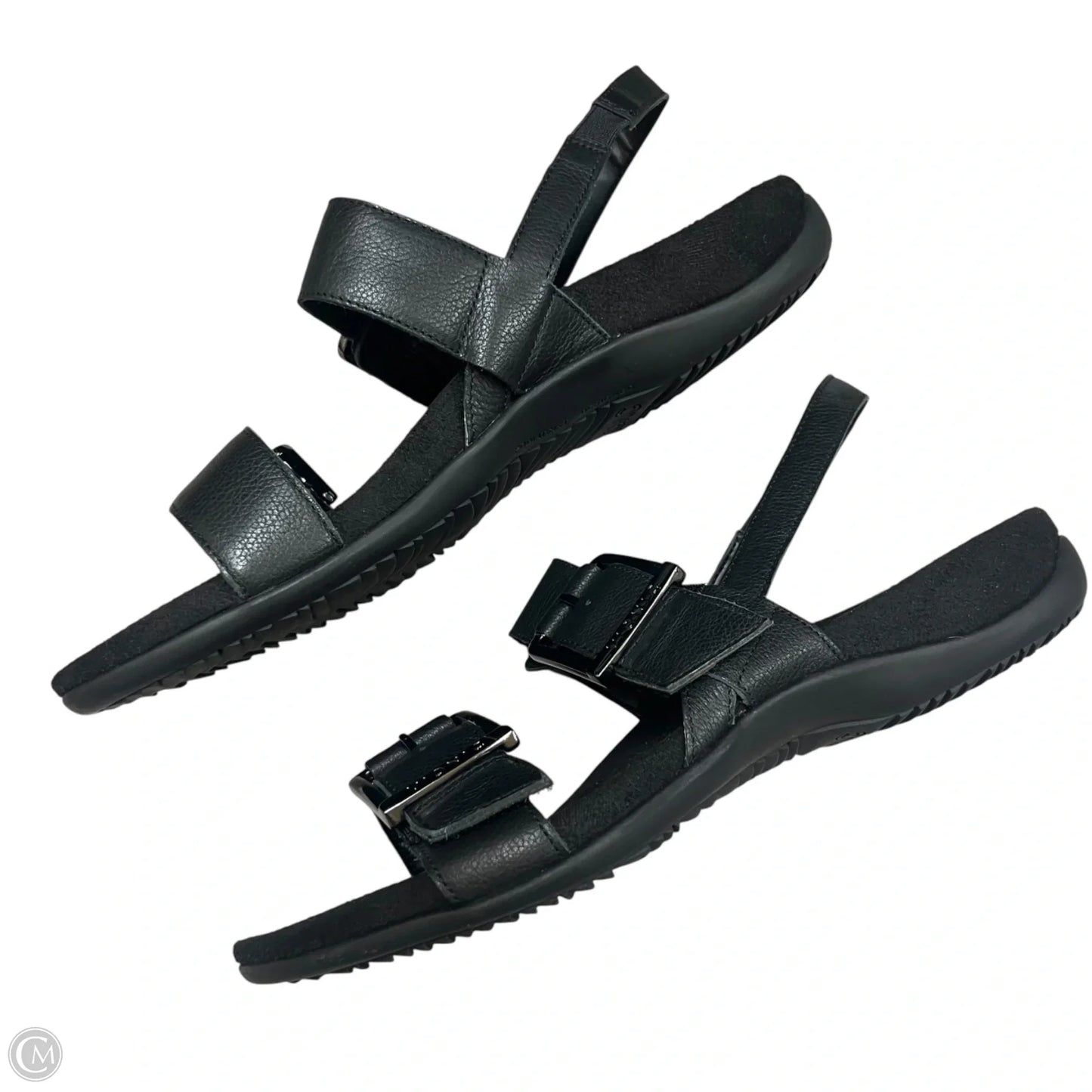 Sandals Flats By Vionic In Black, Size: 10