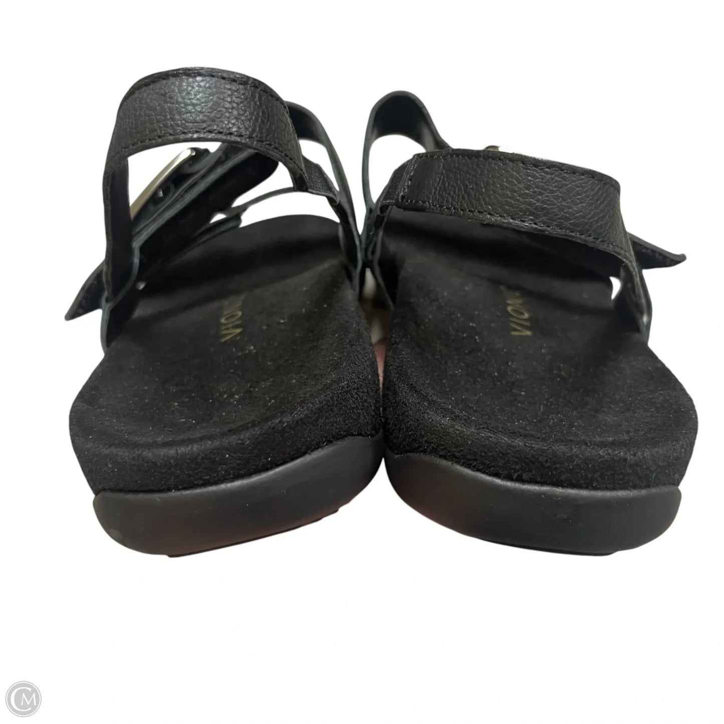 Sandals Flats By Vionic In Black, Size: 10