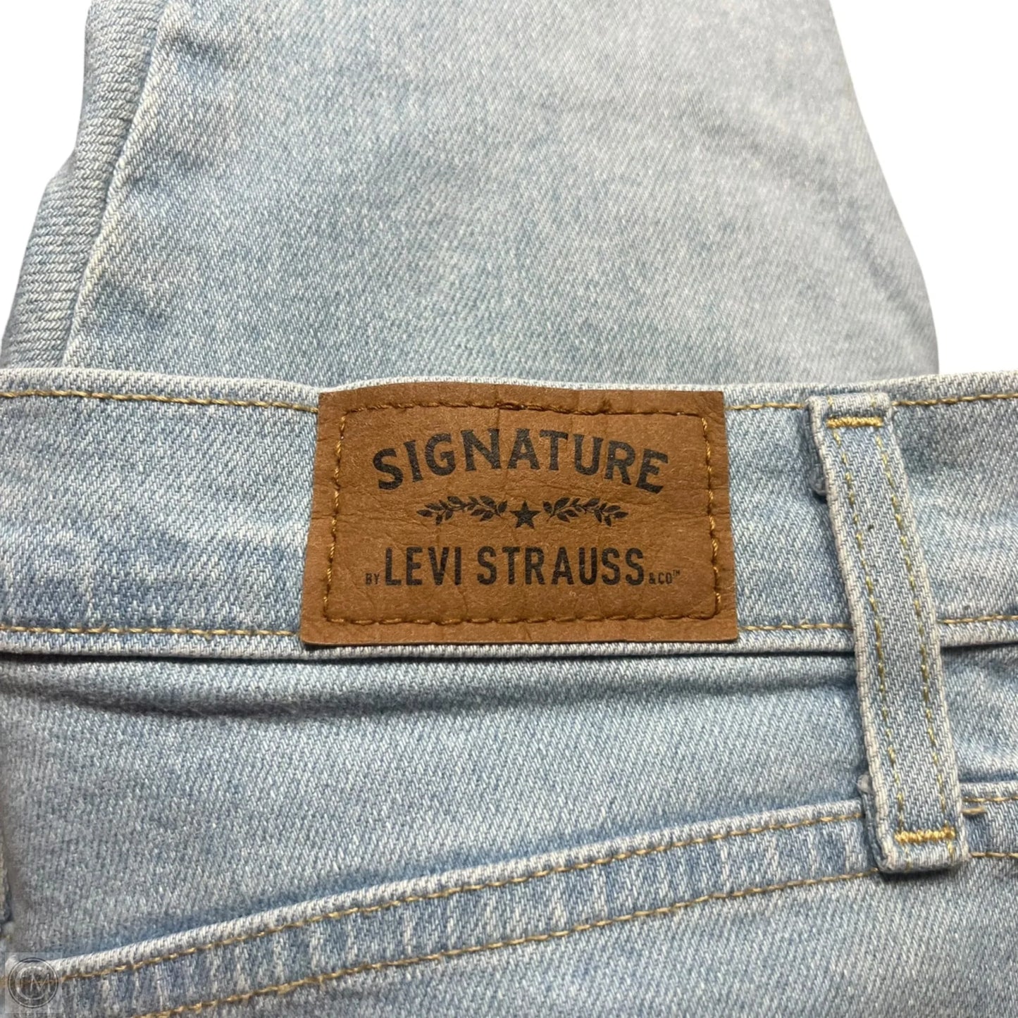 Jeans Skinny By Levis In Blue Denim, Size: 8