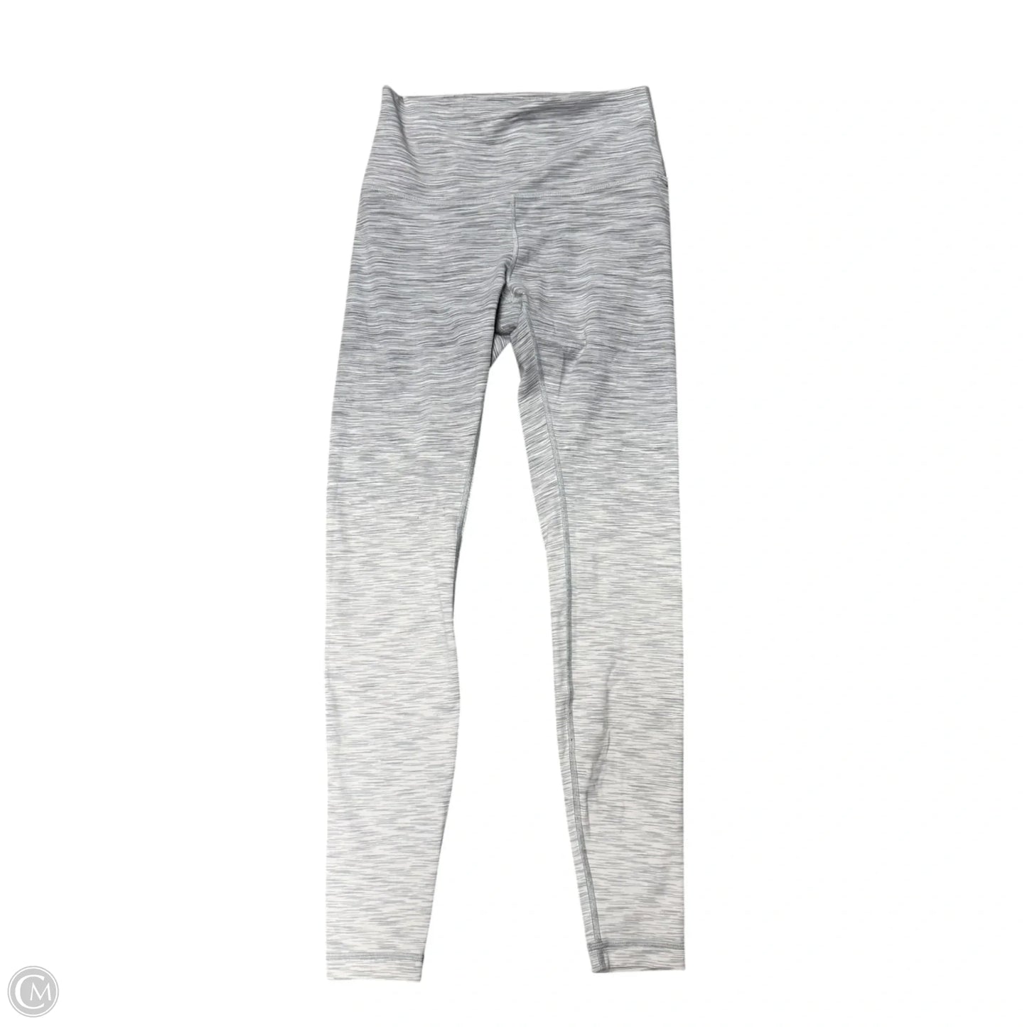 Athletic Leggings By Lululemon In Grey & White, Size: 6