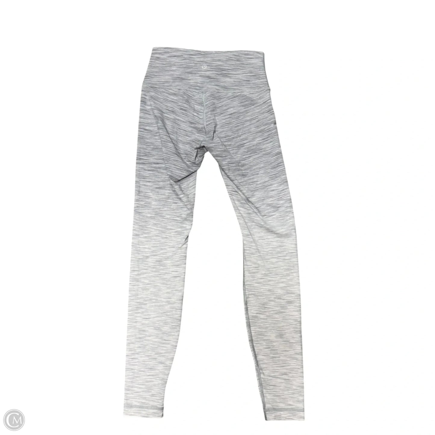 Athletic Leggings By Lululemon In Grey & White, Size: 6