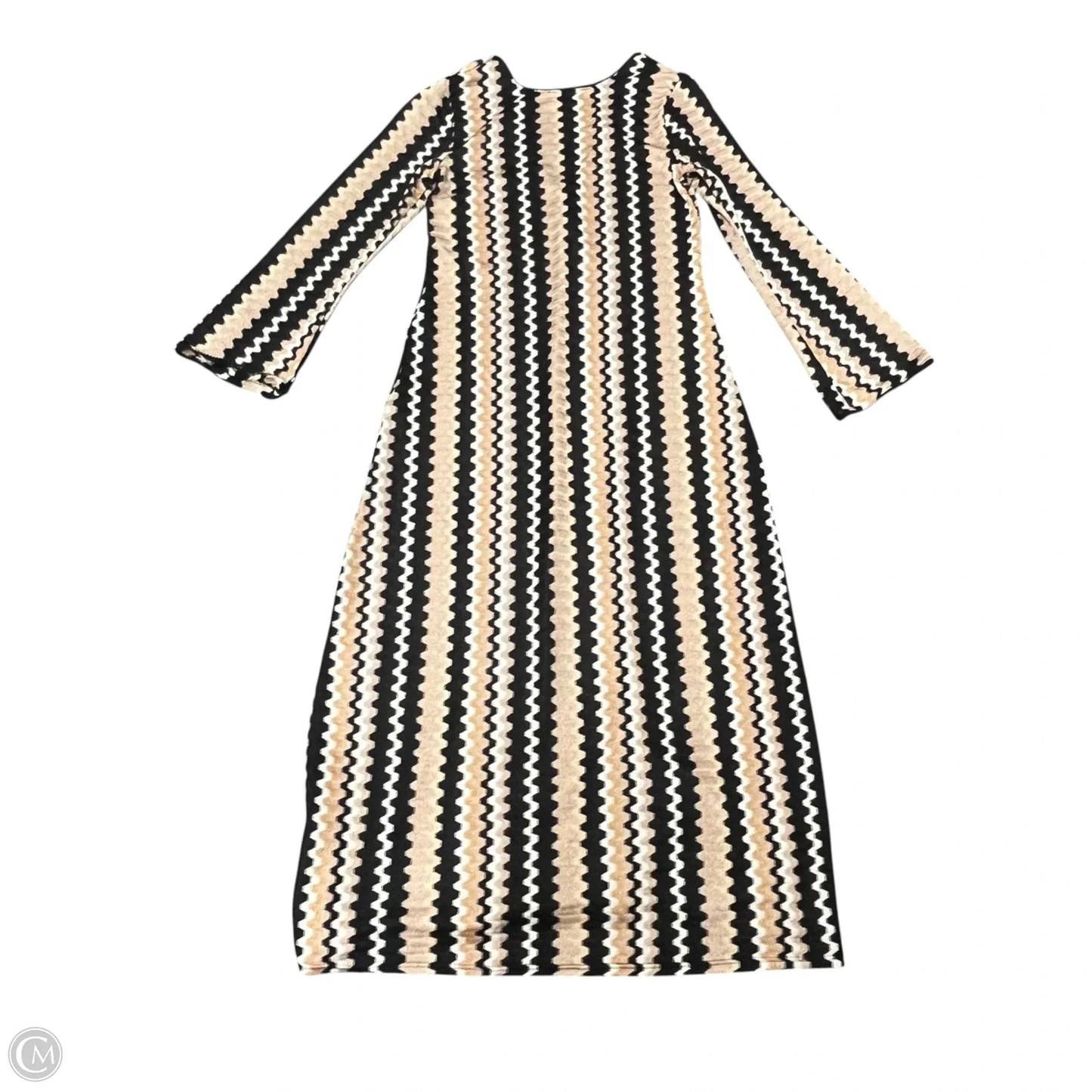 Dress Casual Maxi By Show Me Your Mumu In Black & Tan, Size: Xl