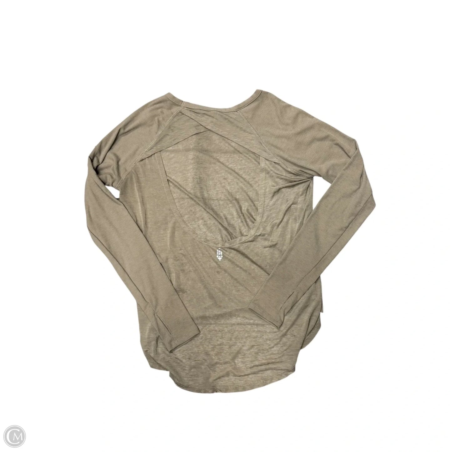 Top Long Sleeve By Free People In Tan, Size: Xs