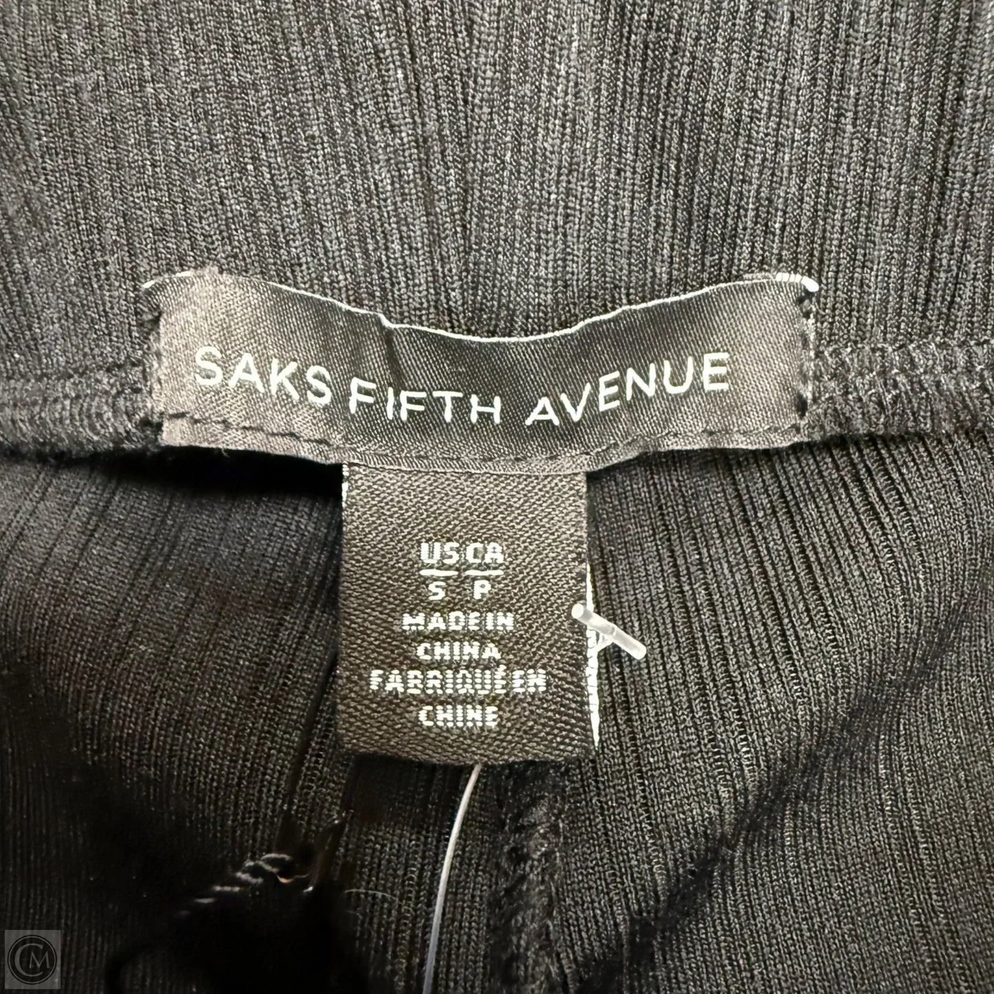 Pants Linen By Saks Fifth Avenue In Black, Size: S