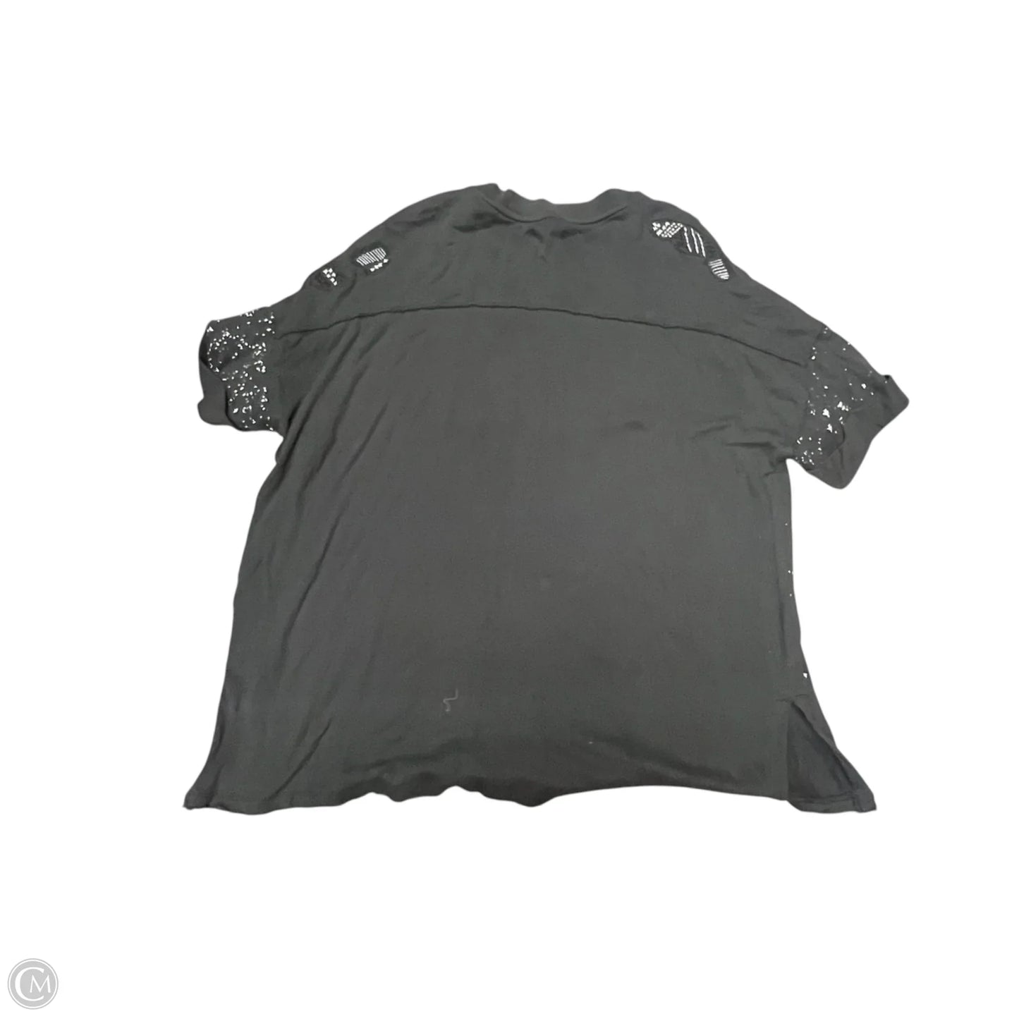 Tunic Short Sleeve By We The Free In Grey & White, Size: Xl