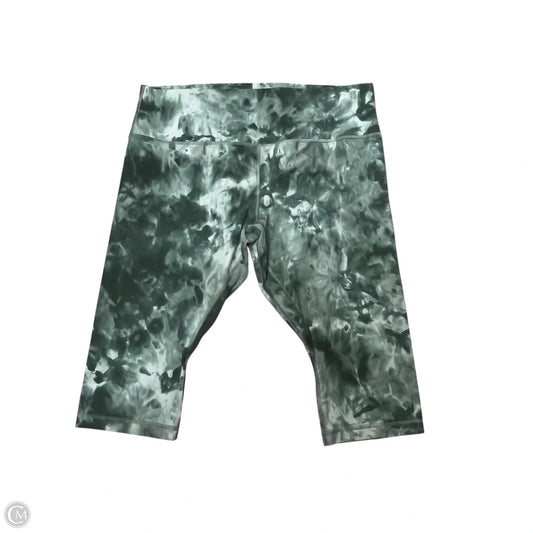 Athletic Leggings Capris By Lululemon In Green, Size: 18