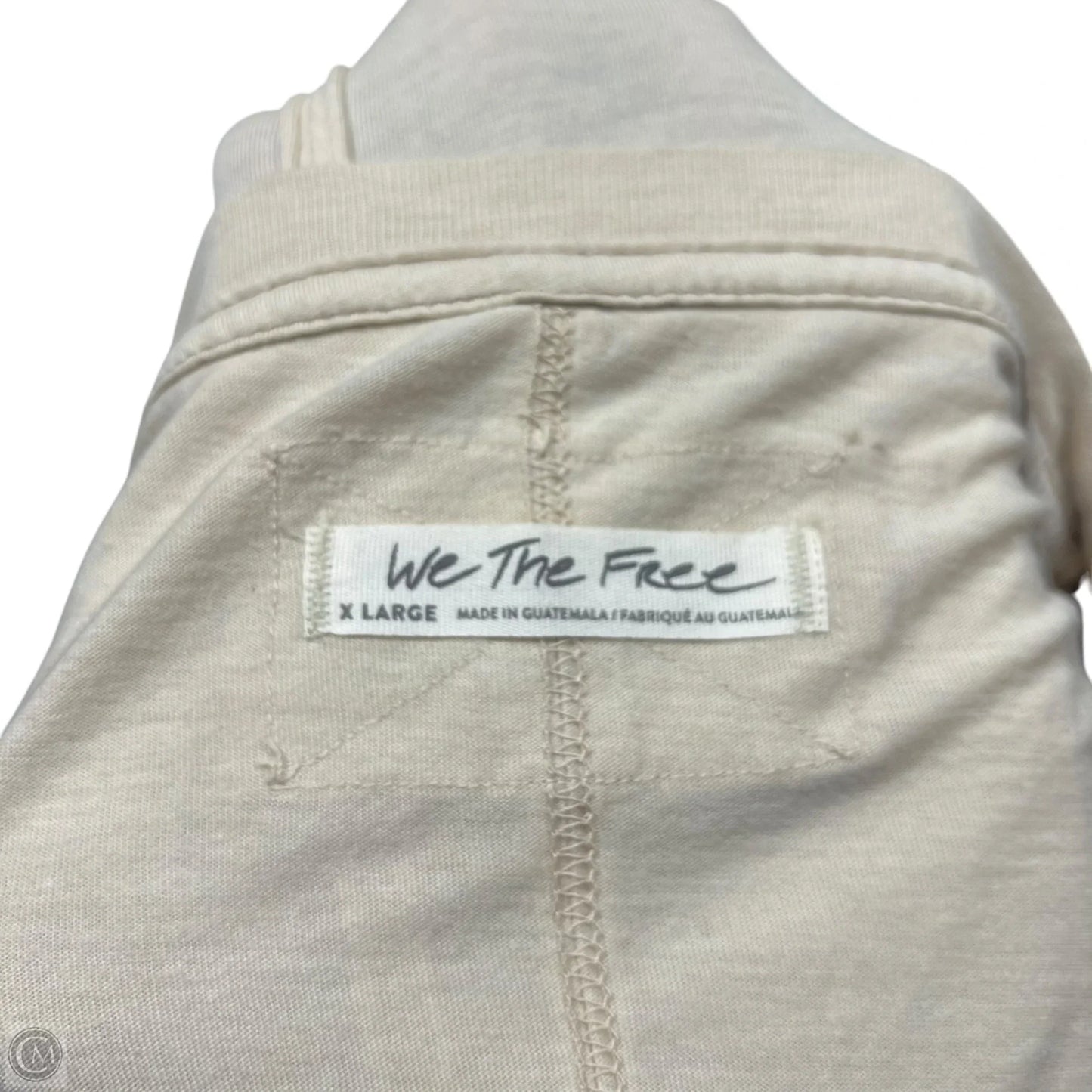 Top Short Sleeve By We The Free In Tan, Size: Xl
