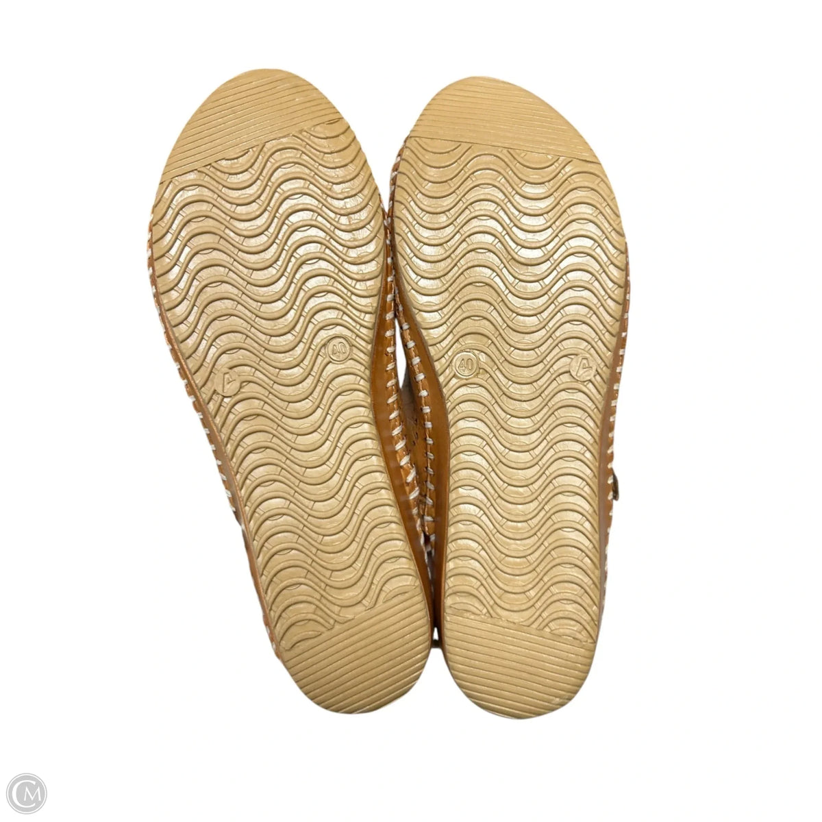 Sandals Flats By Spring Step In Brown, Size: 9.5