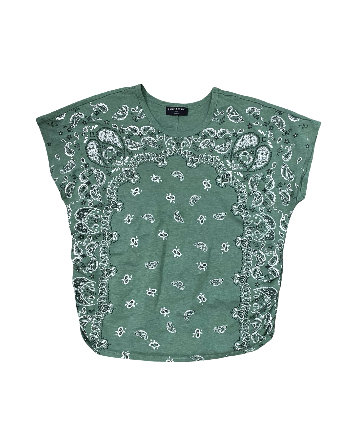 Top Ss By Lane Bryant In Green, Size:1X