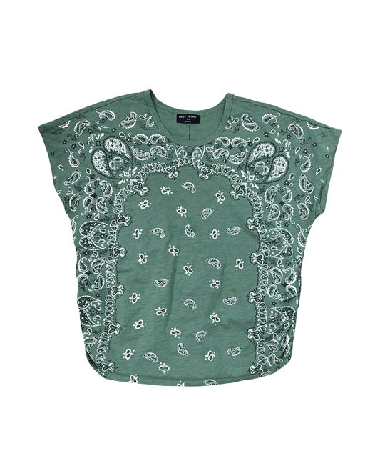 Top Ss By Lane Bryant In Green, Size:1X