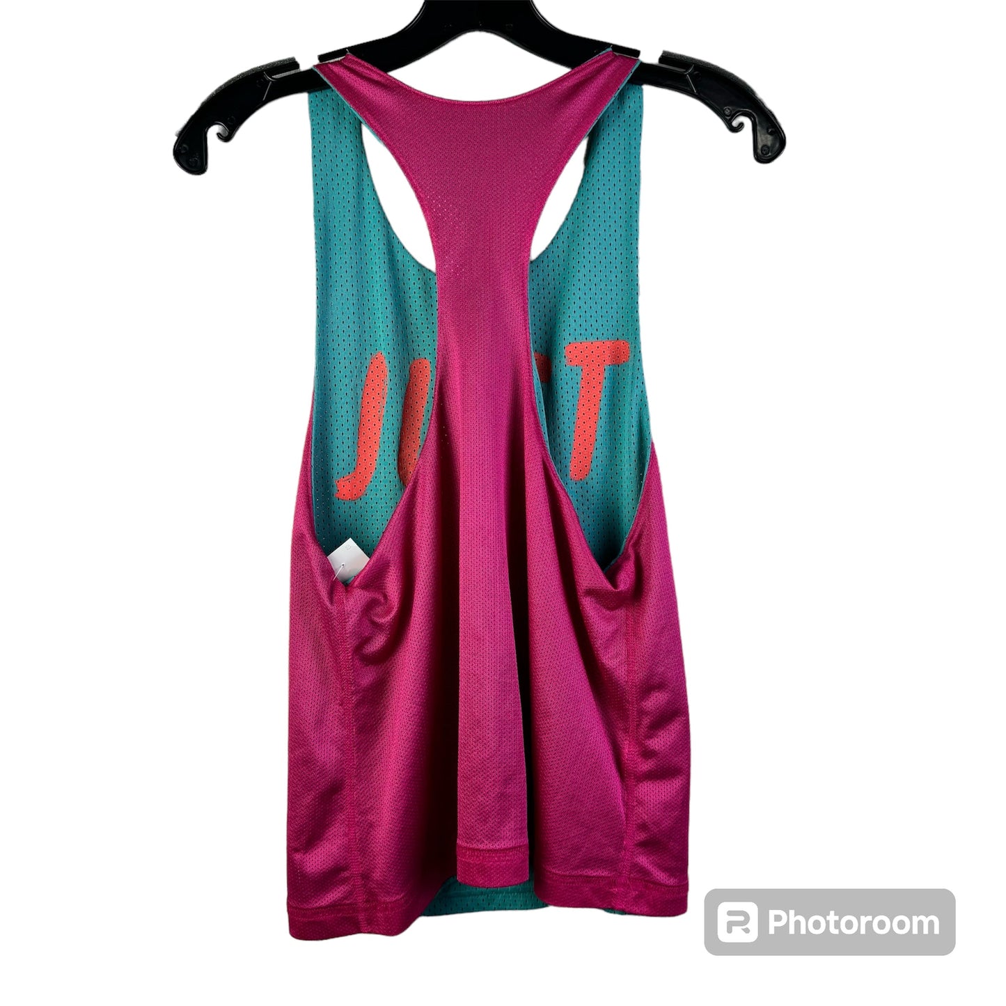 Pink Blue Athletic Tank Top Nike Apparel, Size S