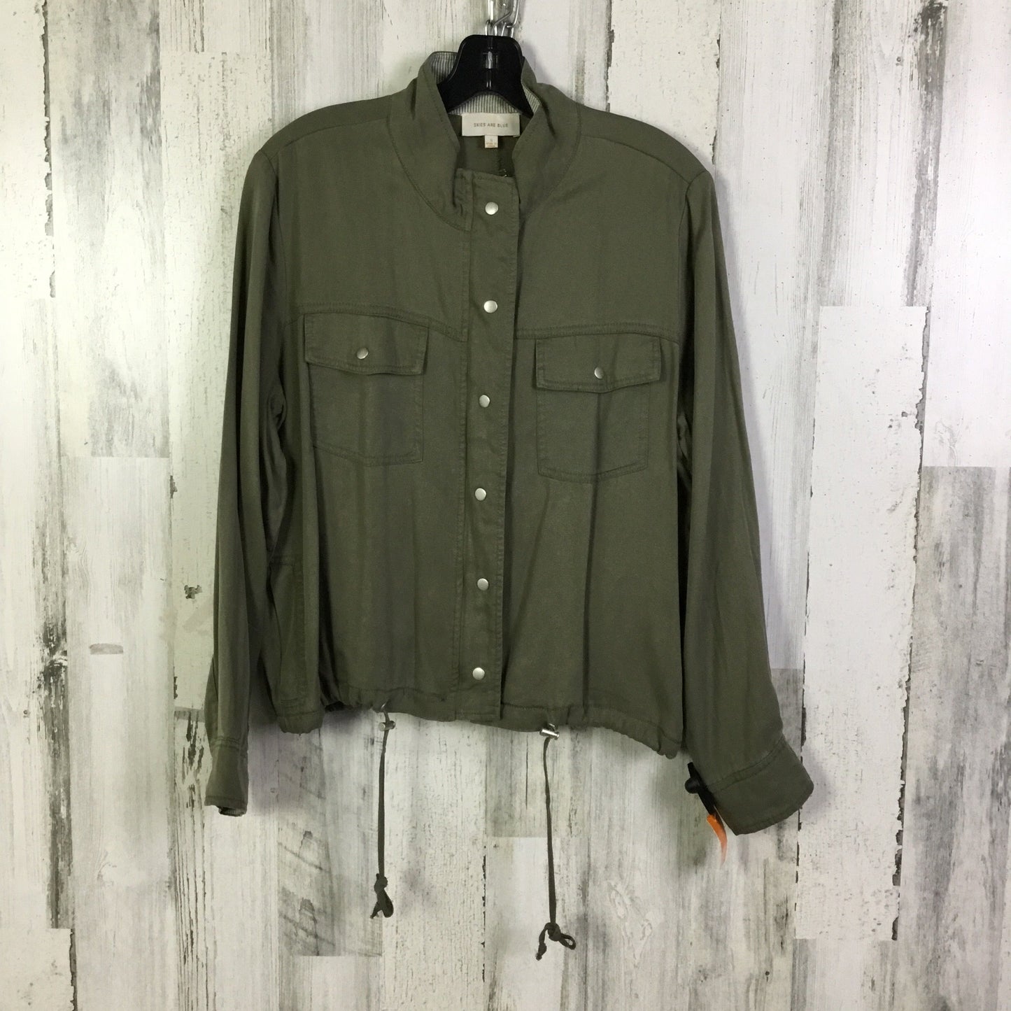 Jacket Utility By Skies Are Blue In Olive, Size: S