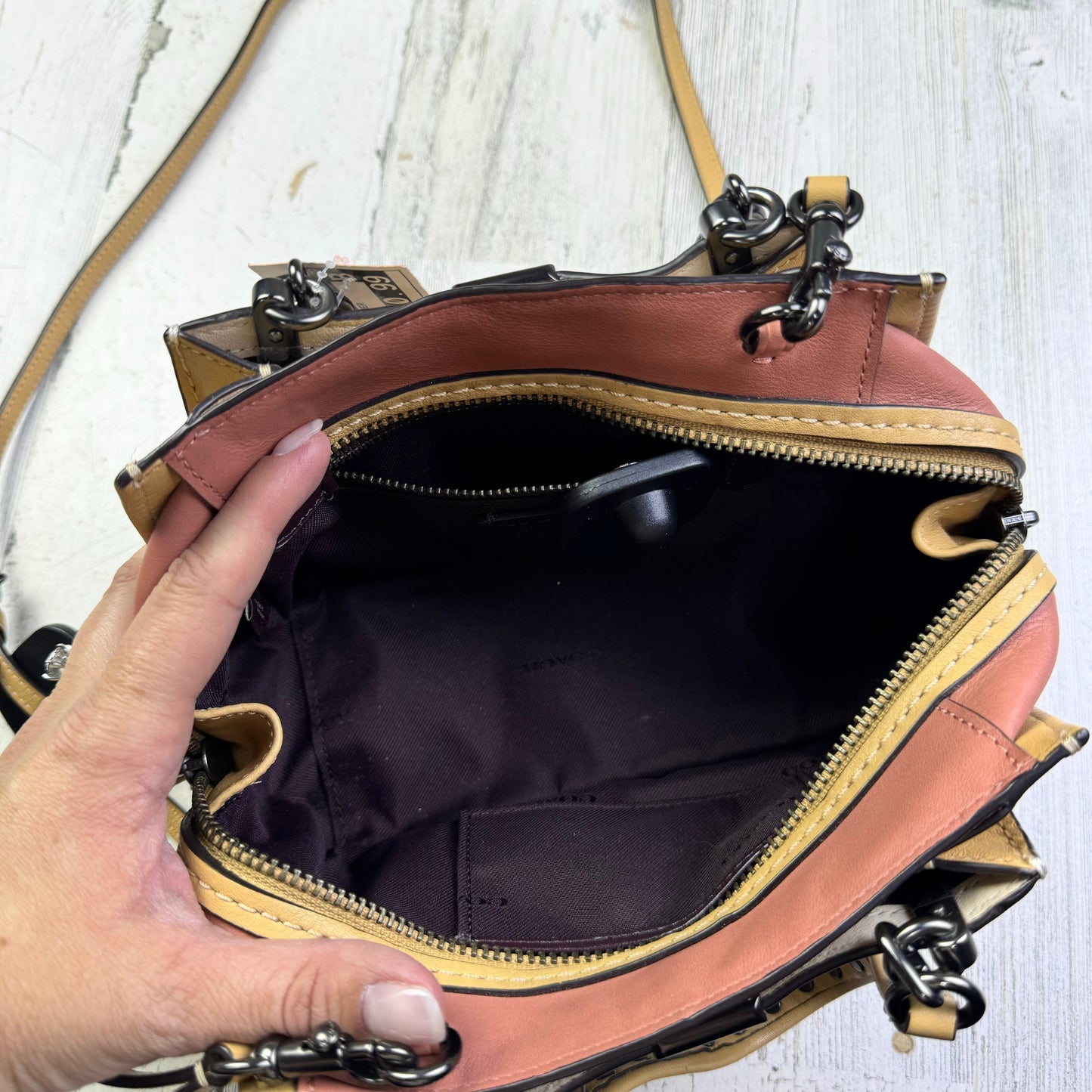 Crossbody Designer By Coach  Size: Small