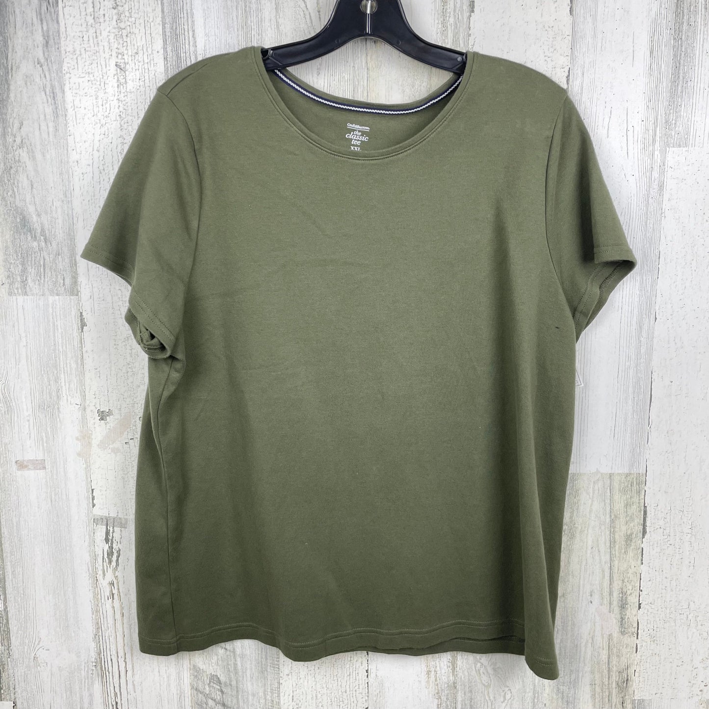 Top Short Sleeve Basic By Croft And Barrow O  Size: Xxl