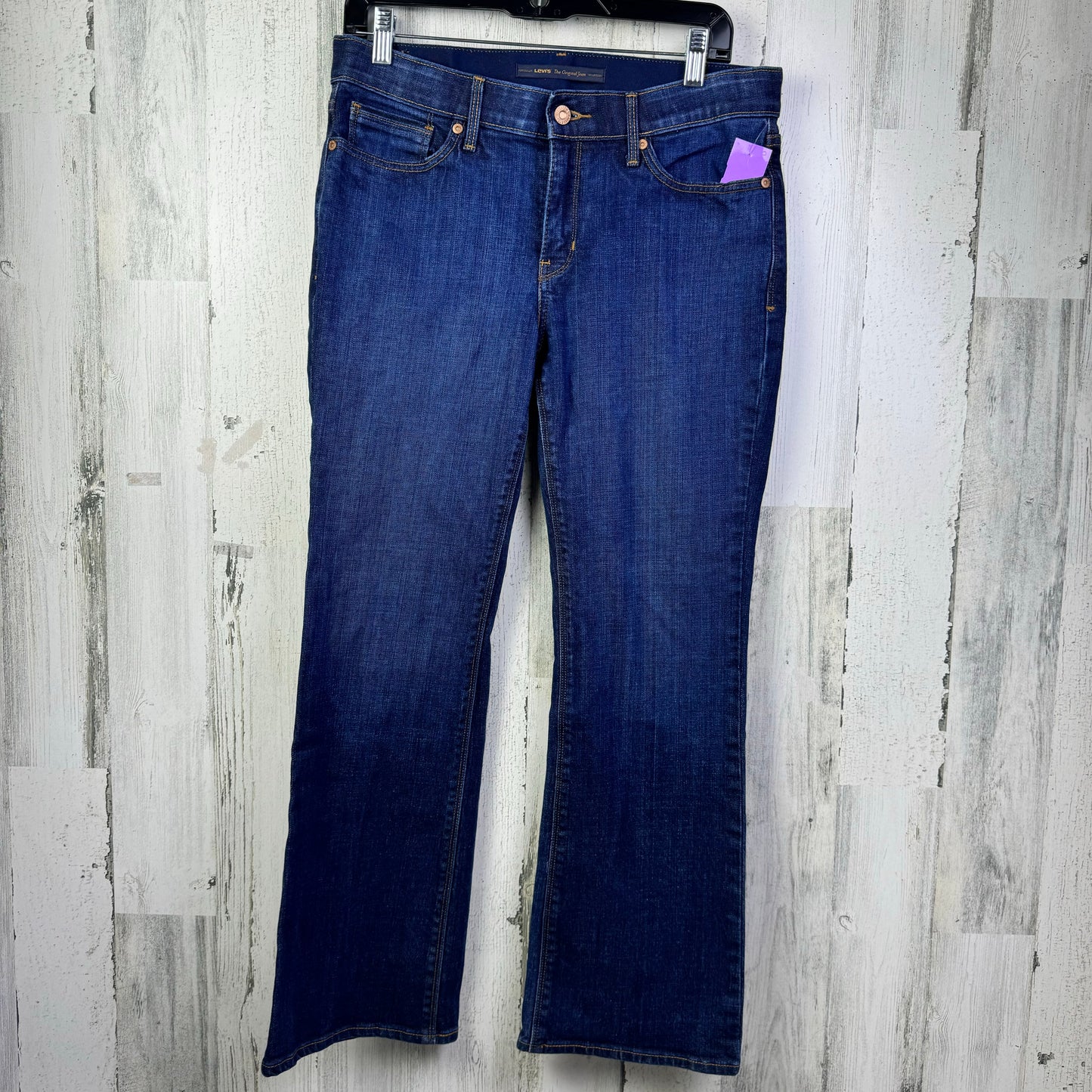 Blue Denim Jeans Boot Cut Levis, Size 12