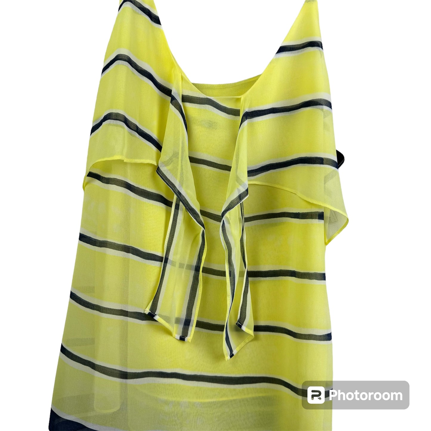 Yellow Top Sleeveless Cabi, Size M