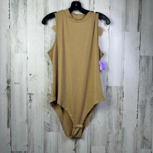 Tan Bodysuit Shein, Size 1x