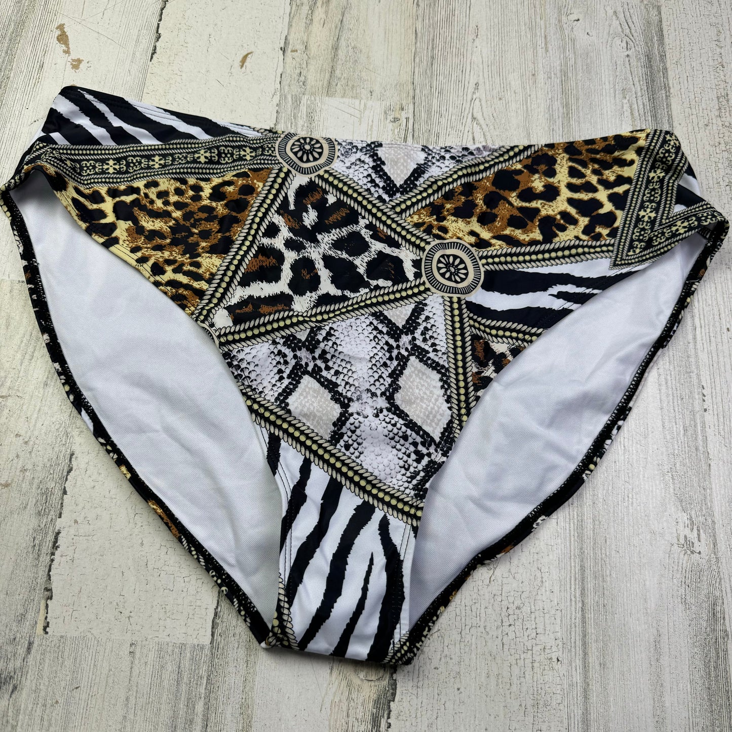 Animal Print Swimsuit Bottom Shein, Size 4x