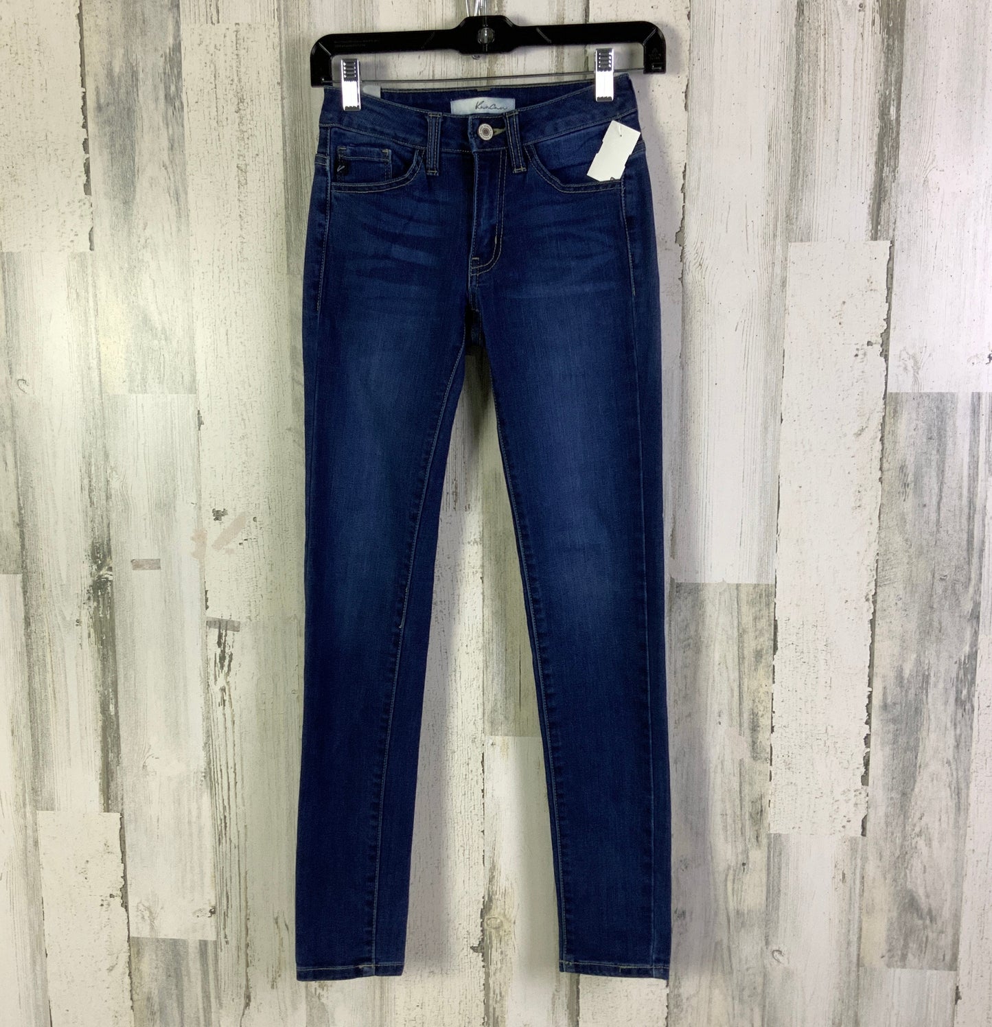 Jeans Skinny By Kancan In Blue Denim, Size: 0