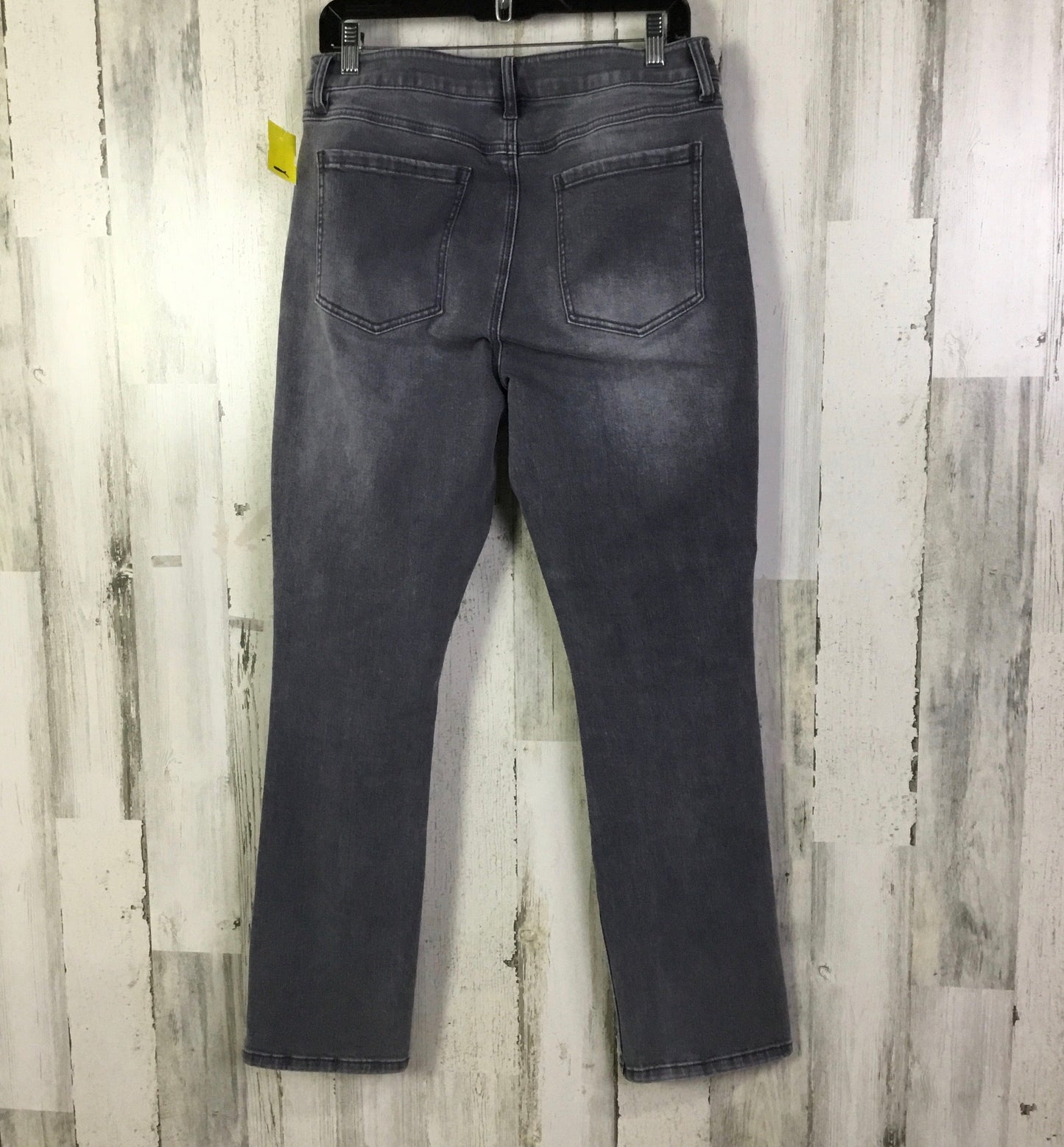 Jeans Straight By Cabi In Grey Denim, Size: 12