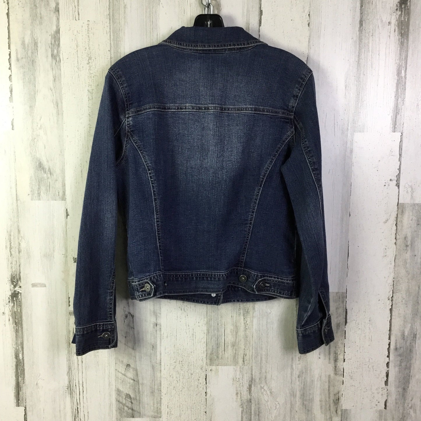 Jacket Denim By Style And Company In Blue Denim, Size: S